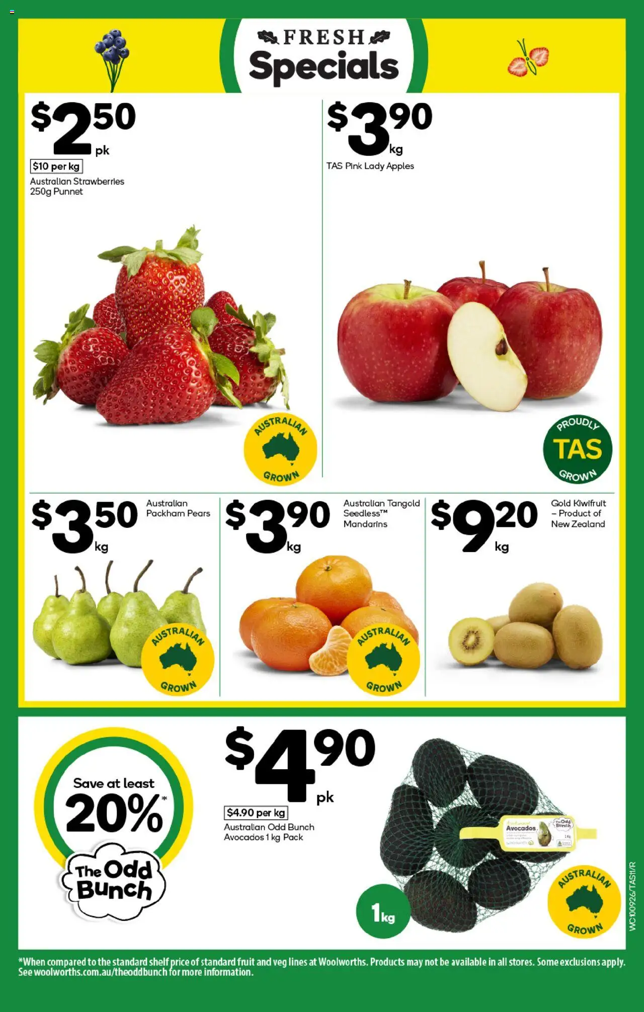 Woolworths catalogue - valid from 10.09.2025 | Page: 11 | Products: Shelf, Apples, Strawberries, Kiwifruit