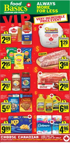 Preview of Food Basics weekly flyer / circulaire from shop Food Basics valid from 25.09.2025