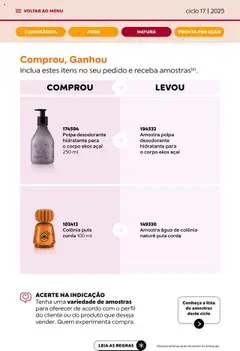 Avon - Campanha 17: Minha Consultoria - Pré-Visualização do folheto da loja Avon, válido de 07.10.2025 | Página: 68