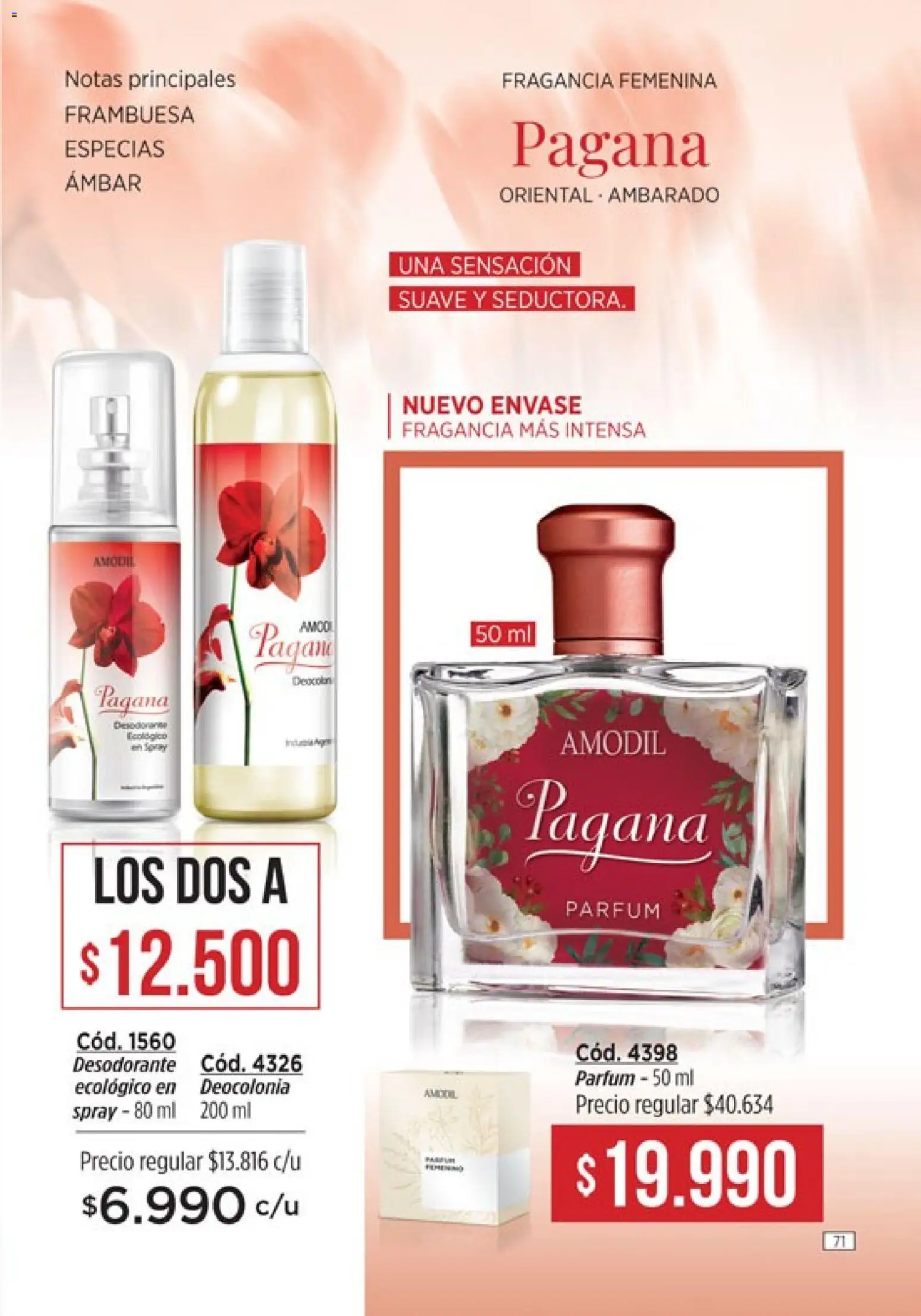 Catálogo Amodil Campaña 5 │ válido desde el 01.03.2026 | Página: 71 | Productos: Fragancia, Desodorante