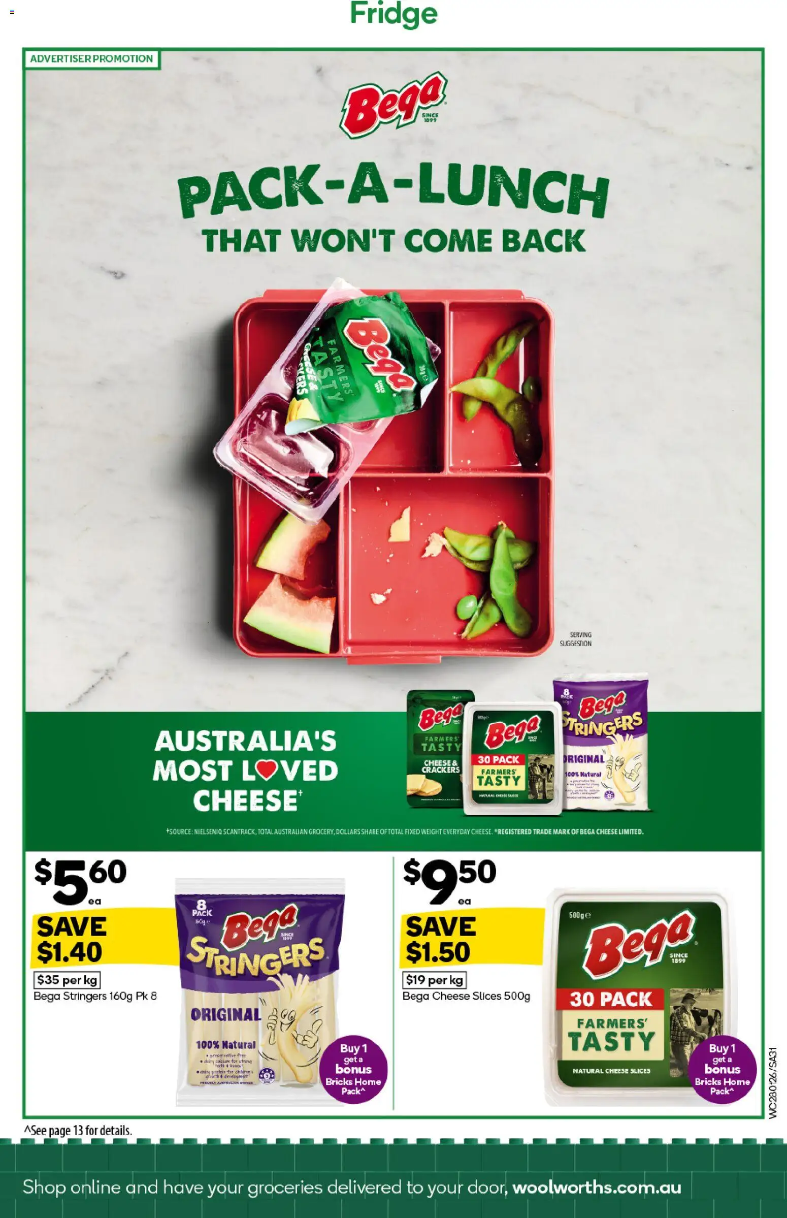 Woolworths catalogue - valid from 28.01.2026 | Page: 31 | Products: Dairy, Cheese, Fridge, Weight