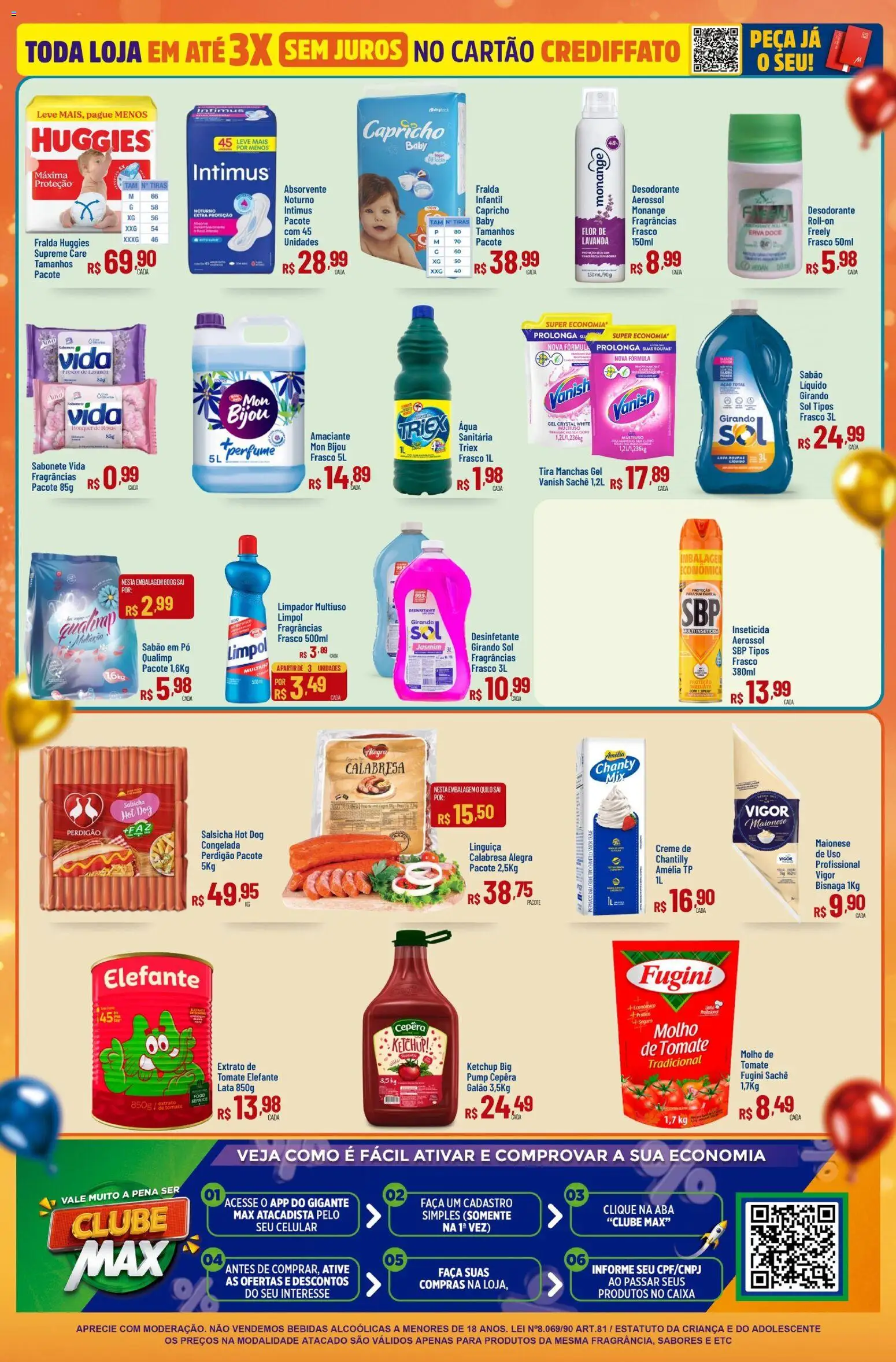 Max Atacadista Folheto - válido de 20.10.2025 | Página: 7 | Produtos: Pó, Faca, Vanish, Inseticida