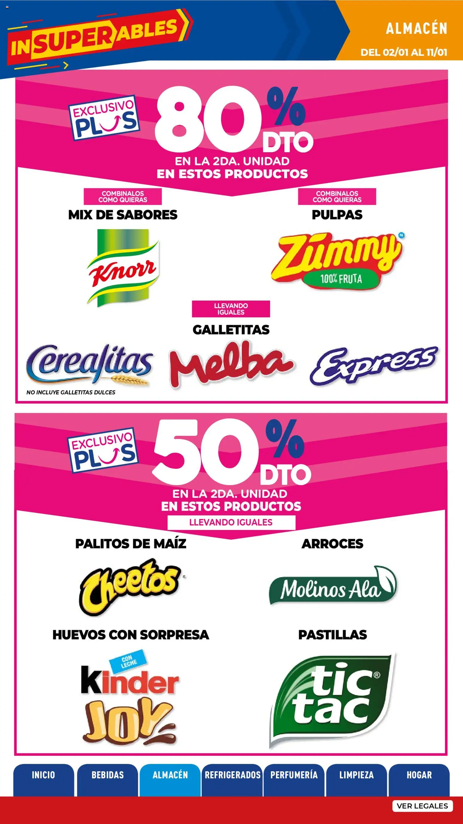 La Anonima catálogo │ válido desde el 02.01.2026 | Página: 9 | Productos: Galletitas, Maiz, Leche, Huevos