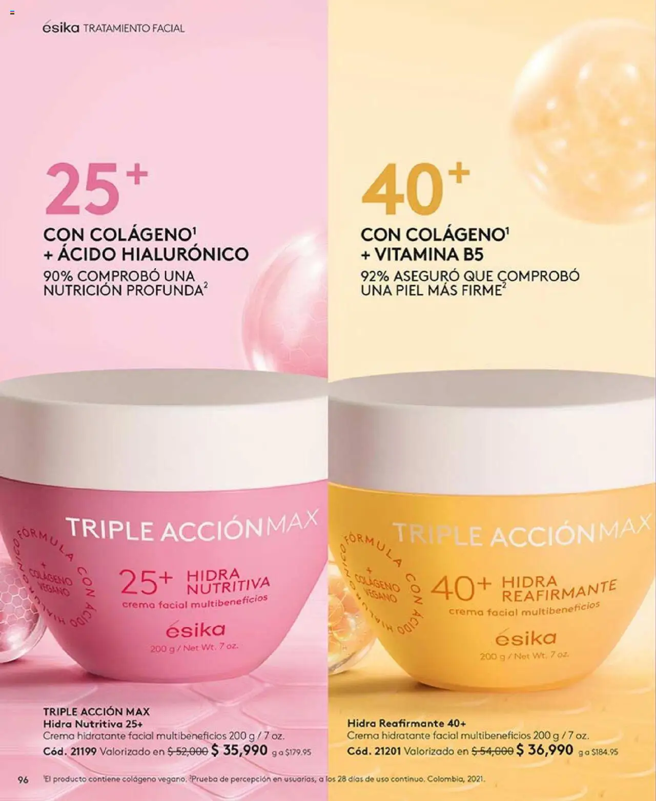 Ésika revista - valida desde el 14.10.2025 | Página: 96 | Productos: Crema