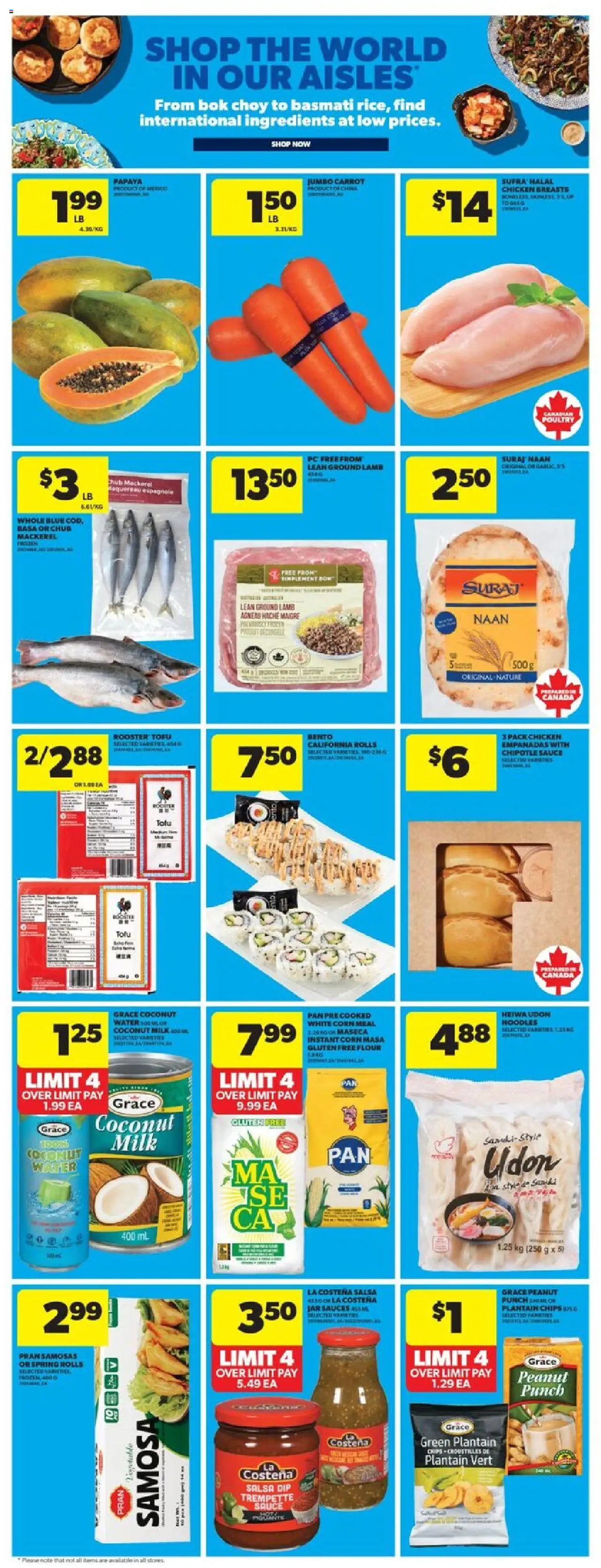 Real Canadian Superstore flyer valid from 04.09.2025 | Page: 21 | Products: Carrot, PC, Milk, Chicken