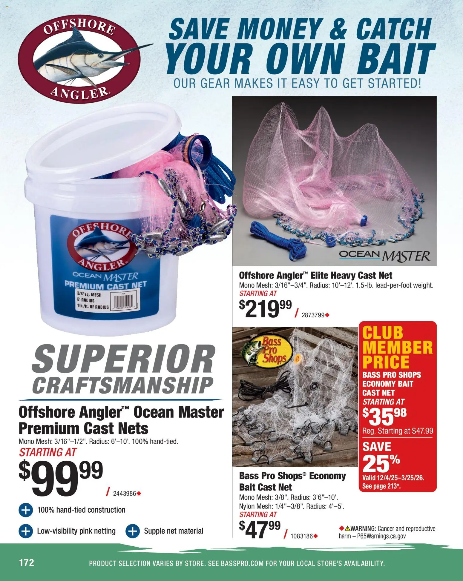 Cabela's Saltwater Specialist 26 - valid from 15.12.2025 | Page: 172 | Products: Bait