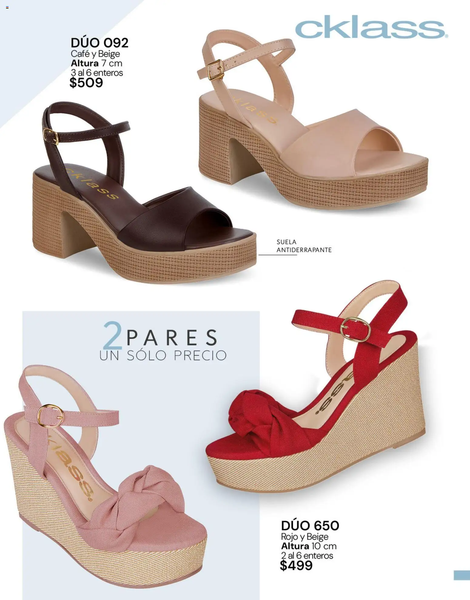 Nuevas ofertas de Cklass válidas en toda la República Mexicana desde el 05.03.2026. ¡Encuentra las mejores ofertas en Cklass catálogo Complemento Verano Ropa! | Página: 282 | Productos: Café