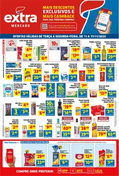 Extra - Ofertas de Mercado Terça e Quinta - Pré-Visualização do folheto da loja Extra, válido de 11.11.2025