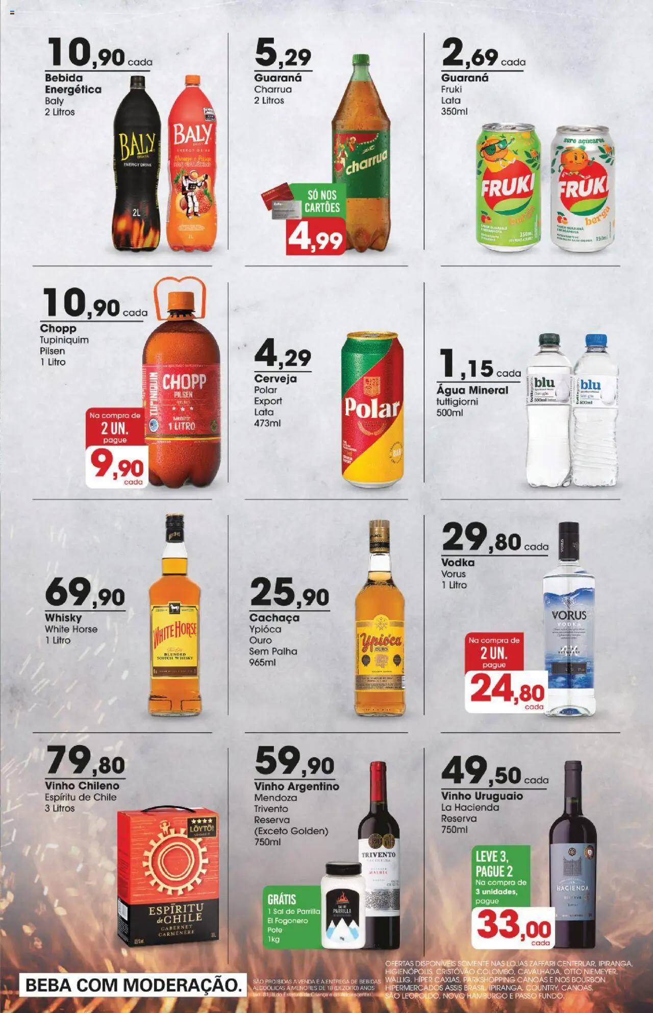 Zaffari Folheto - válido de 11.09.2025 | Página: 7 | Produtos: Guaraná, Vinho, Bourbon, Bebida