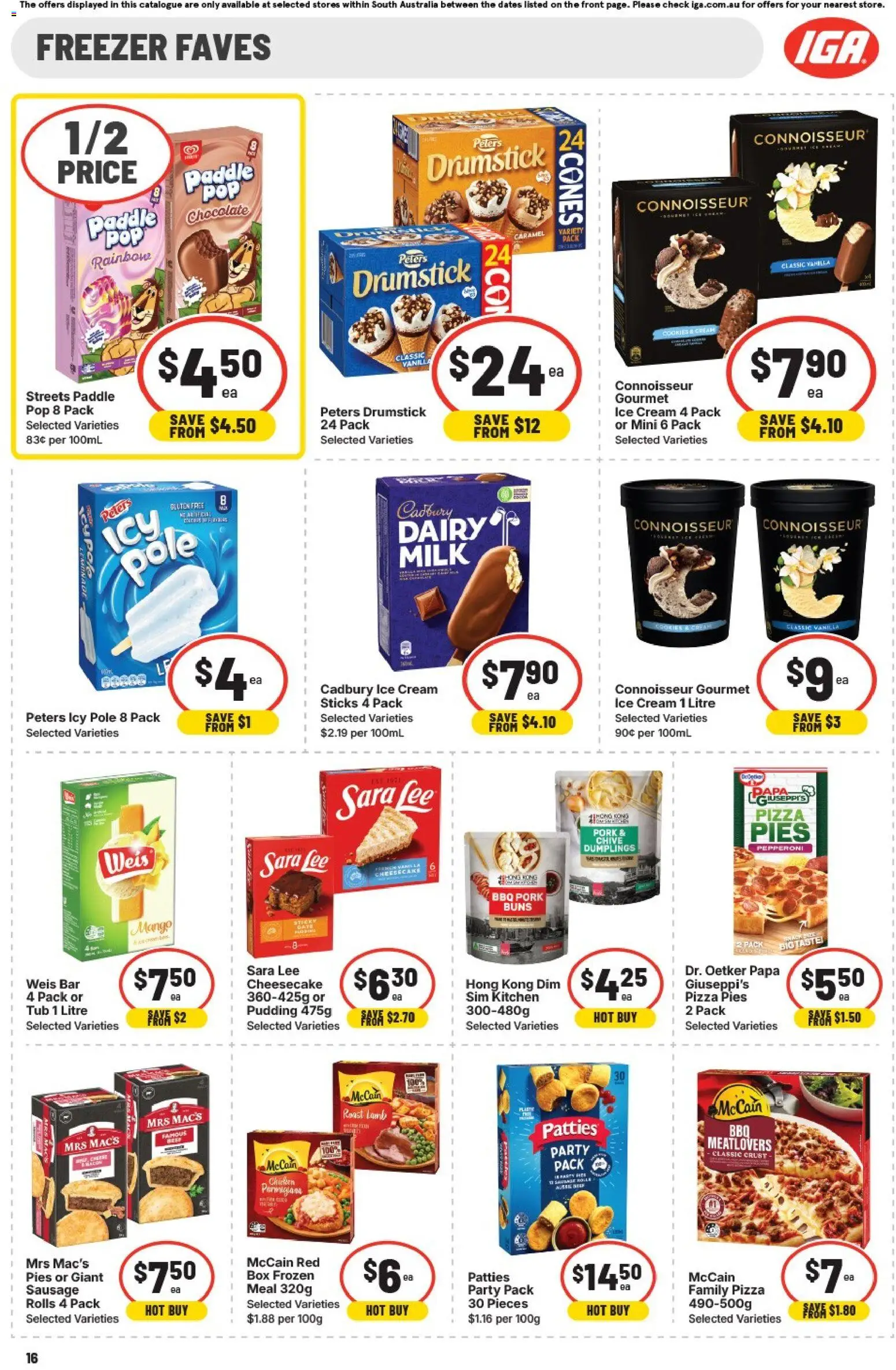 IGA catalogue - valid from 25.02.2026 | Page: 12 | Products: Milk, Pizza, Pork, Mango