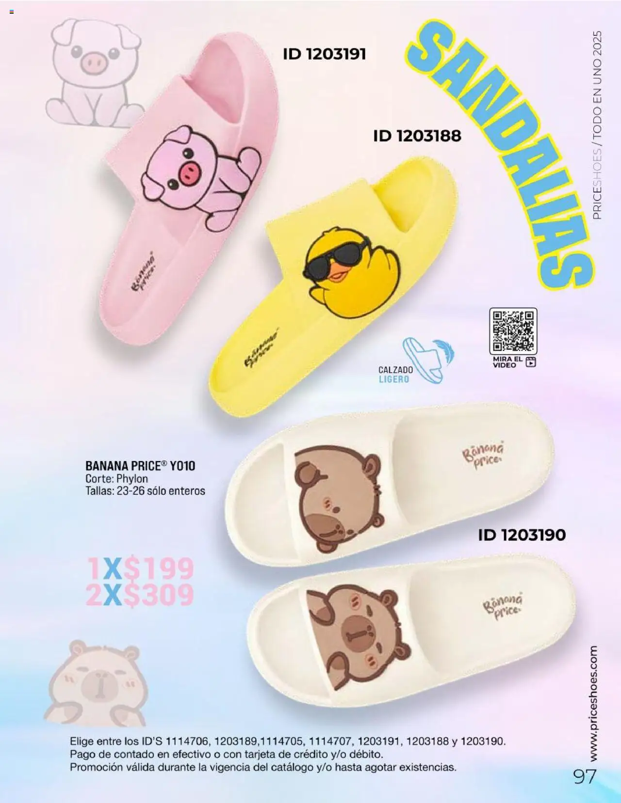 Nuevas ofertas de Price Shoes válidas en toda la República Mexicana desde el 05.05.2025. ¡Encuentra las mejores ofertas en Price Shoes catálogo Todo En 1 2025! | Página: 97 | Productos: Video