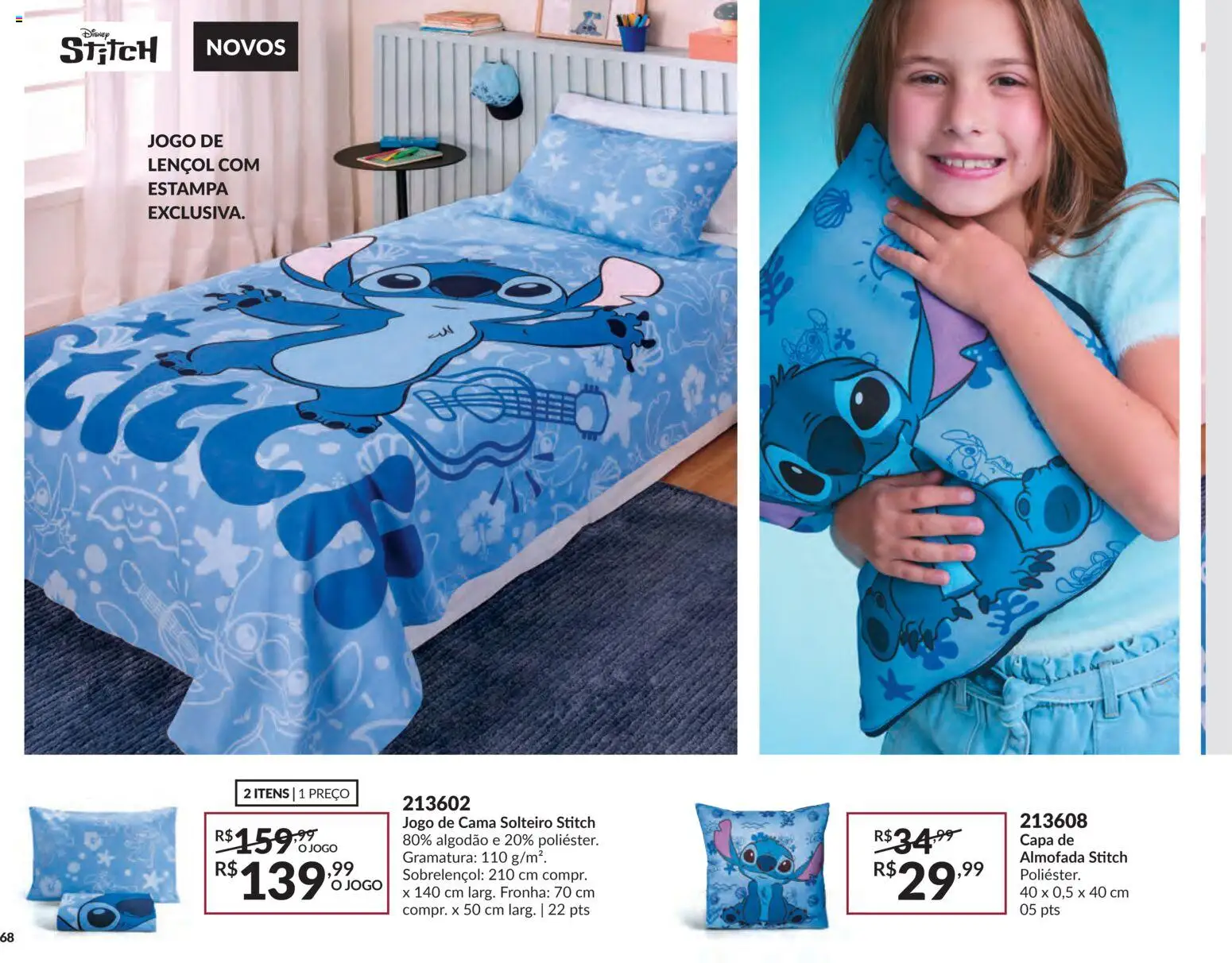 Avon Folheto - válido de 18.02.2026 | Página: 68 | Produtos: Jogo de cama, Cama, Almofada, Fronha