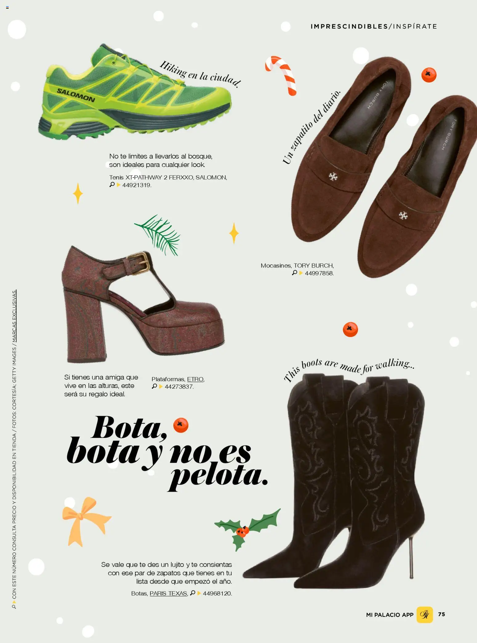 Nuevas ofertas de Palacio De Hierro válidas en toda la República Mexicana desde el 21.11.2025. ¡Encuentra las mejores ofertas en Palacio De Hierro catálogo! | Página: 81 | Productos: Tenis, Zapatos, Té