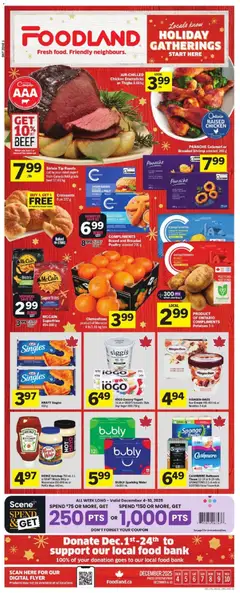 Preview of Foodland weekly flyer / circulaire from shop Foodland valid from 04.12.2025