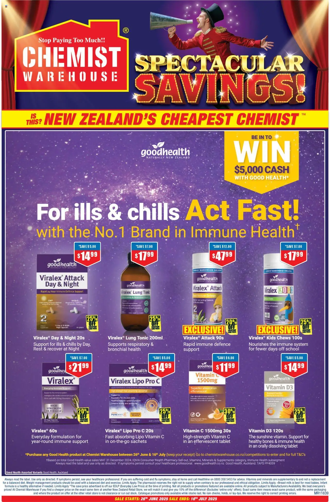 Chemist Warehouse catalogue from 26.06.2025 | Page: 1