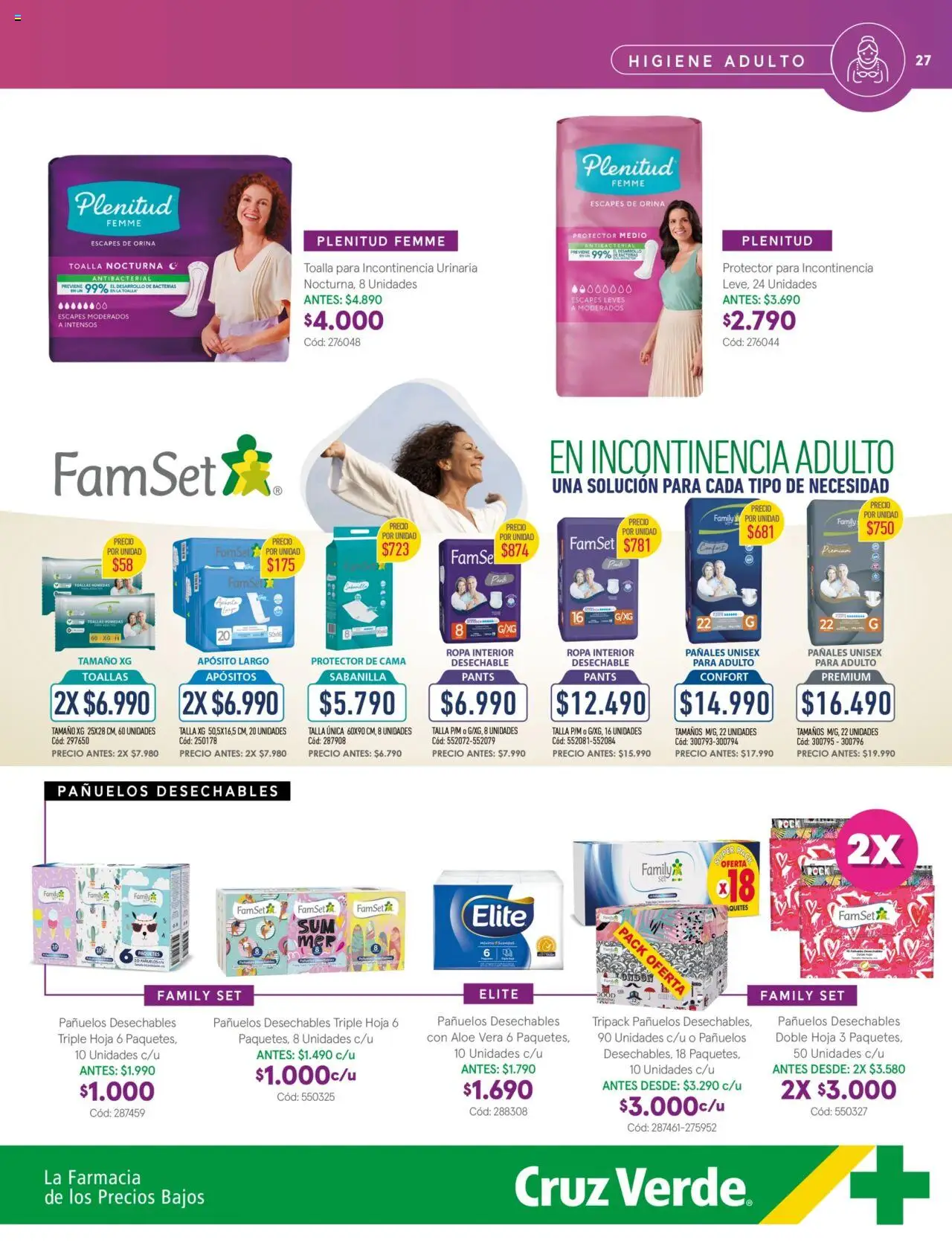 Cruz Verde Descuentos │ válido desde el 04.06.2025 | Página: 27 | Productos: Cama, Toallas, Ropa, Ropa interior