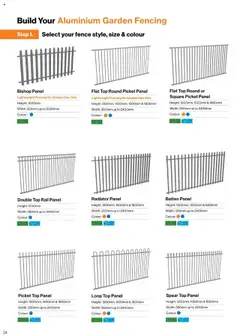Preview of Bunnings Warehouse - Protectoral Aluminium and Glass Fencing Brochure - valid from 22.09.2025 | Page: 24 | Products: Fence, Radiator