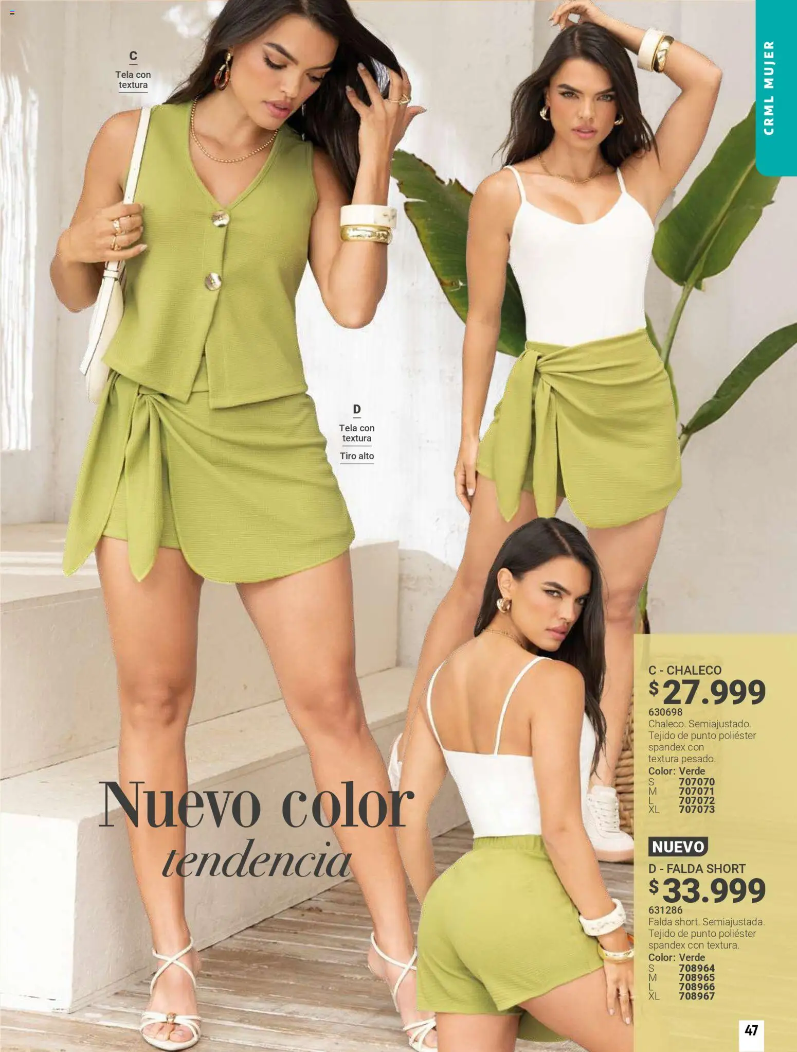 Carmel revista - valida desde el 01.06.2026 | Página: 47 | Productos: Falda, Short, Chaleco
