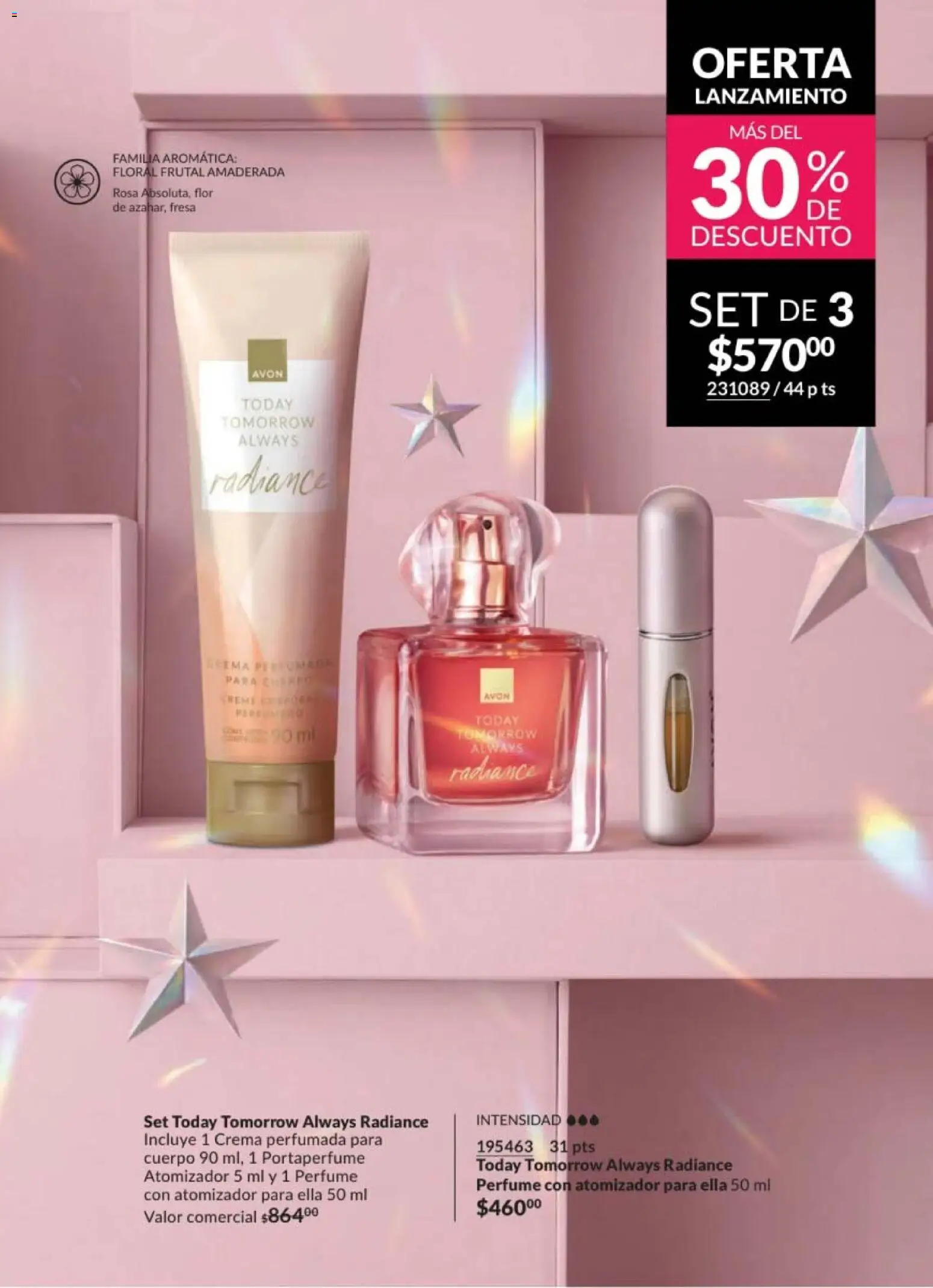 Nuevas ofertas de AVON válidas en toda la República Mexicana desde el 07.11.2025. ¡Encuentra las mejores ofertas en AVON campaña 17 2025! | Página: 39 | Productos: Fresa, Crema, Perfume