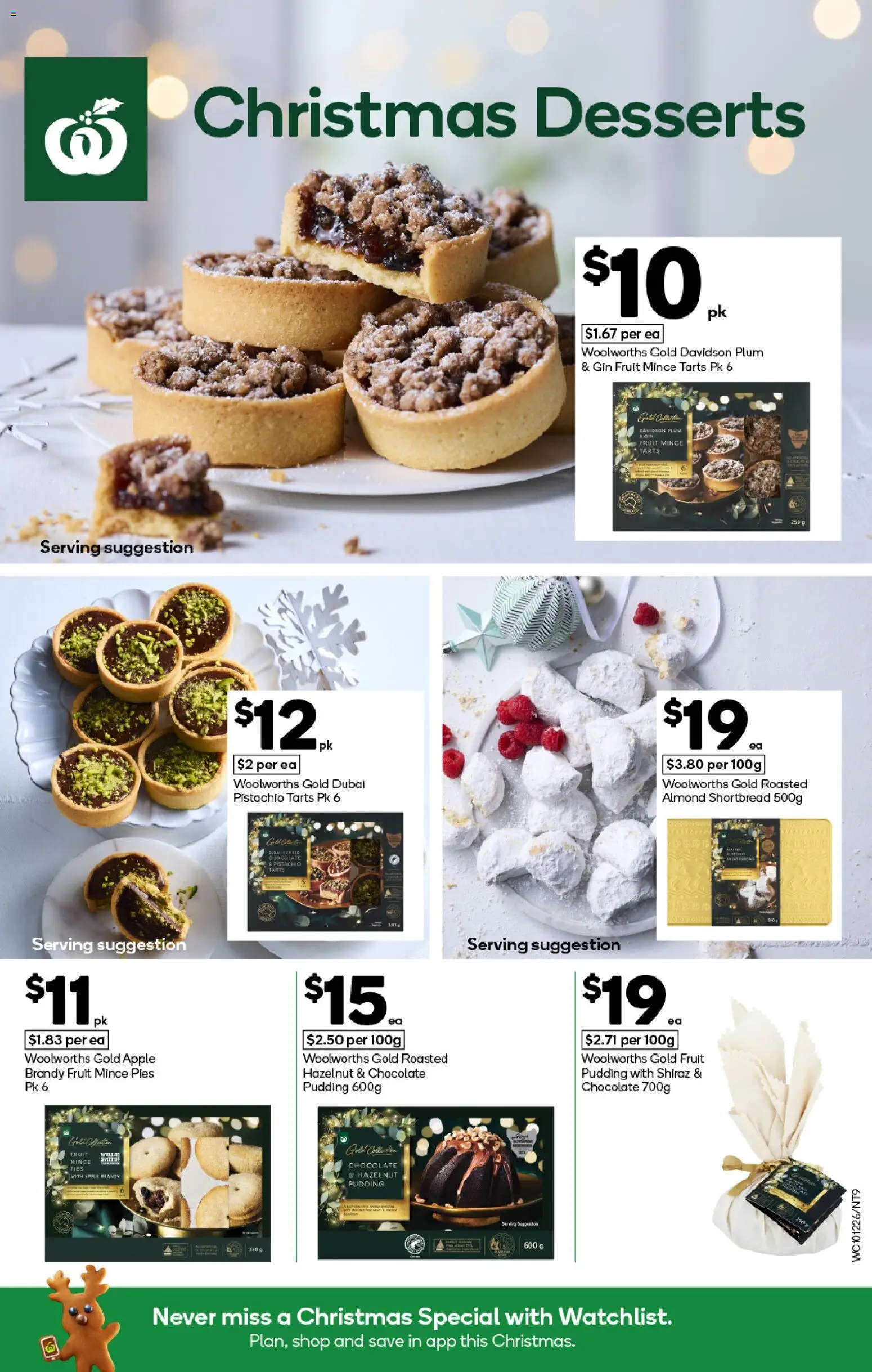 Woolworths catalogue - valid from 10.12.2025 | Page: 9 | Products: Chocolate, Gin, Pudding, Pies