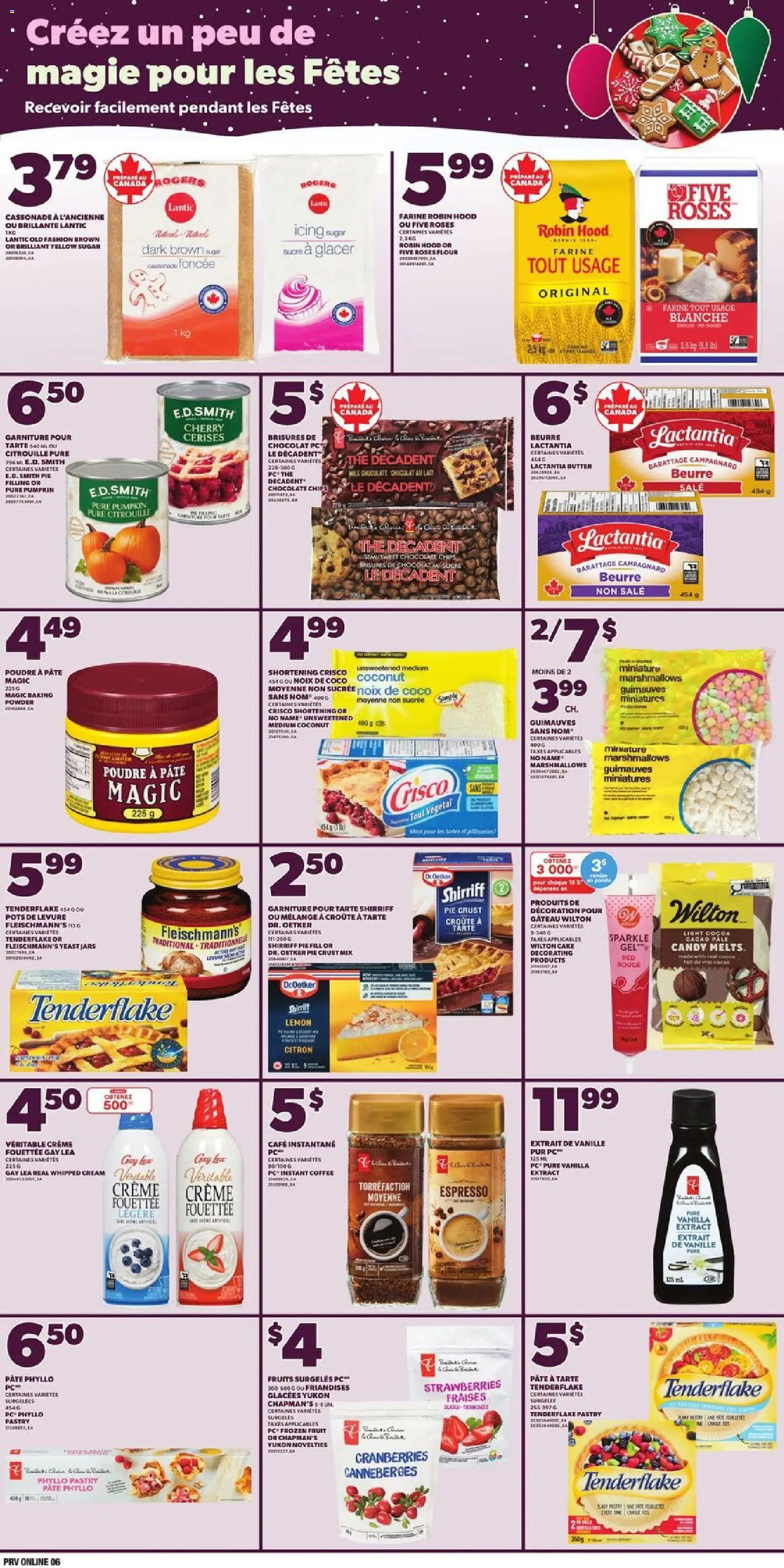 Provigo flyer valid from 11.12.2025 | Page: 10 | Products: Cream, PC, Milk, Butter