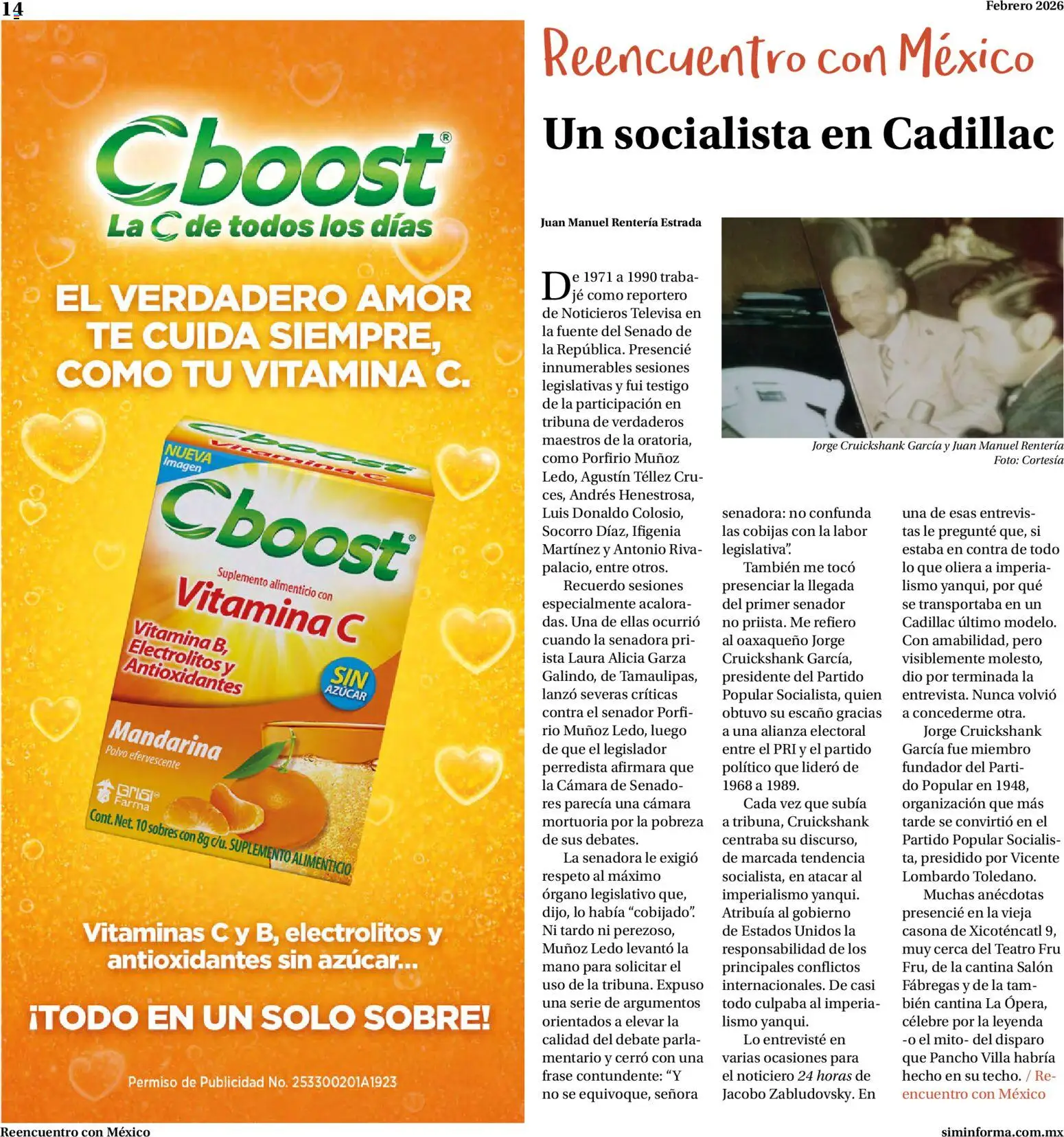 Nuevas ofertas de Farmacias Similares válidas en toda la República Mexicana desde el 01.02.2026. ¡Encuentra las mejores ofertas en Farmacias Similares catálogo! | Página: 14 | Productos: Azúcar, Res, Vitaminas, Té