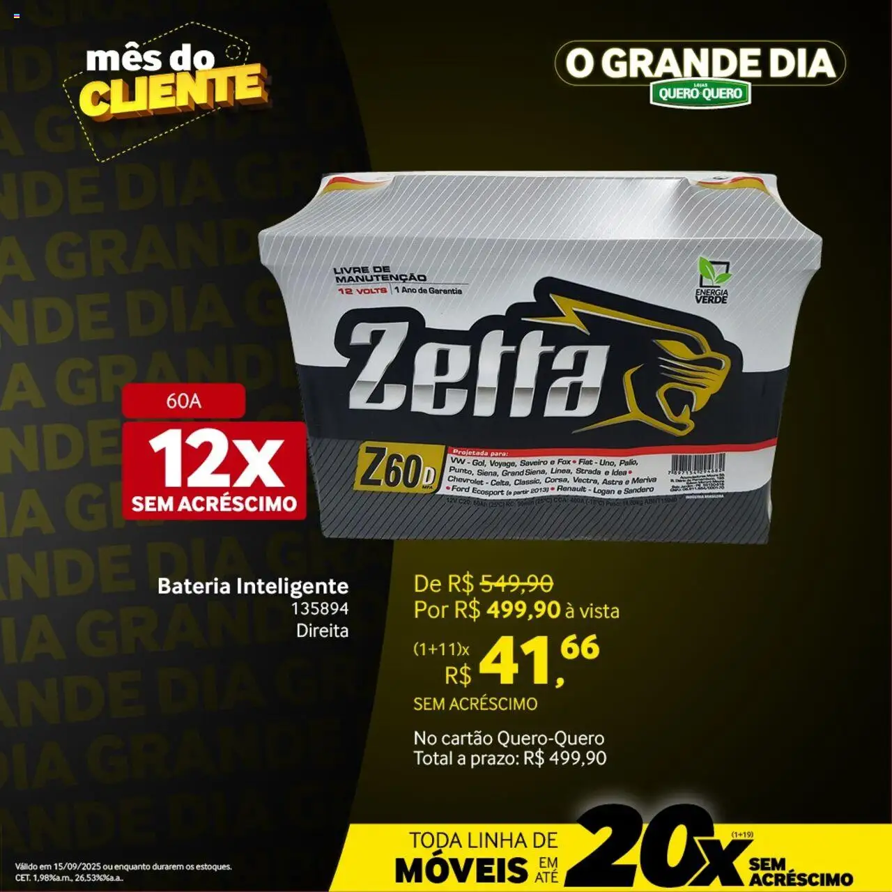 Lojas Quero-Quero Folheto - válido de 15.09.2025 | Página: 36 | Produtos: Bateria