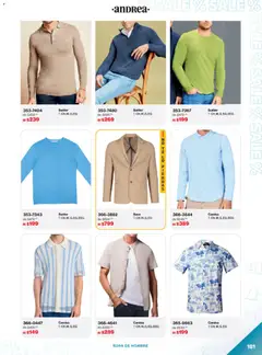 Vista previa de Andrea catálogo Outlet, nuevo folleto de la tienda, válido en México a partir del 21.12.2025 | Página: 181 | Productos: Suéter, Camisa, Ropa