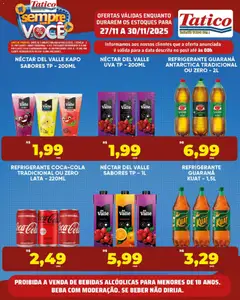 Tatico - Ofertas Fim de Semana - Pré-Visualização do folheto da loja Tatico, válido de 27.11.2025 | Página: 2 | Produtos: Maracujá, Refresco, Guaraná, Refrigerante