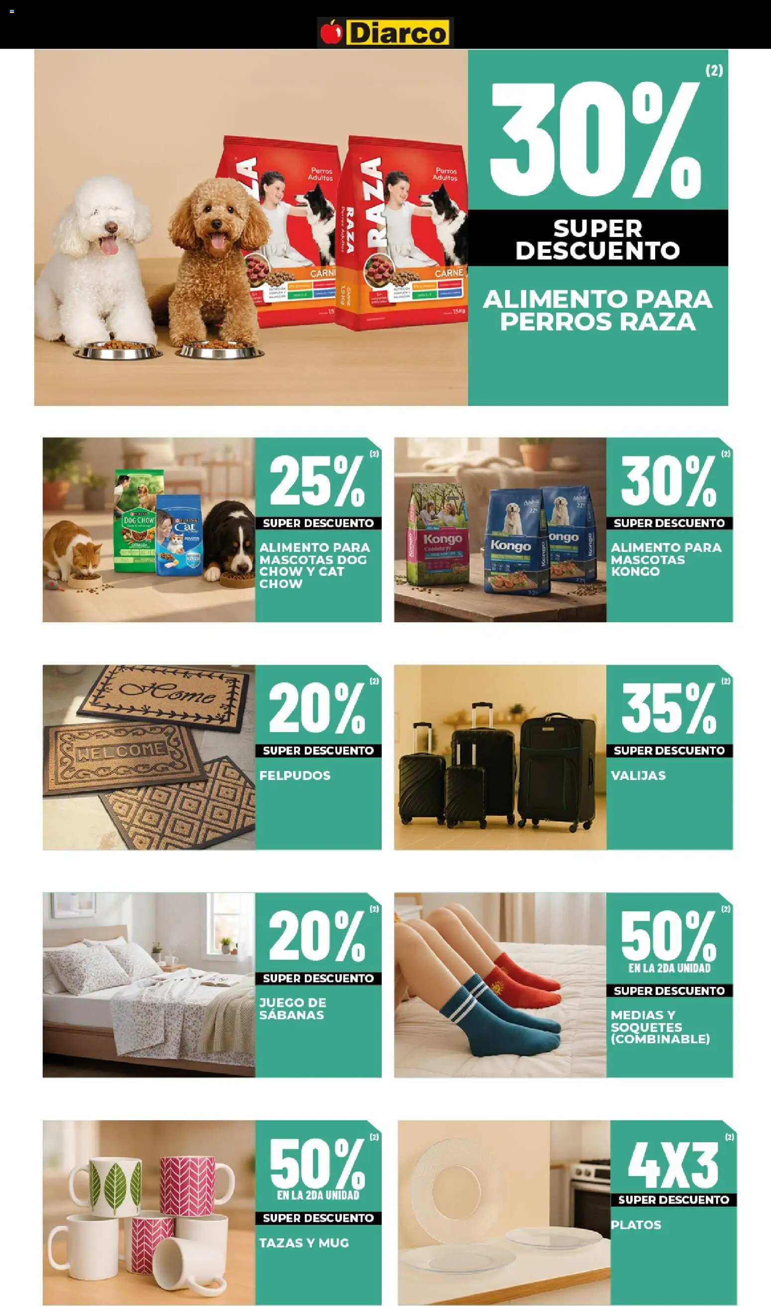 Diarco ofertas │ válido desde el 09.03.2026 | Página: 19 | Productos: Sabanas, Medias