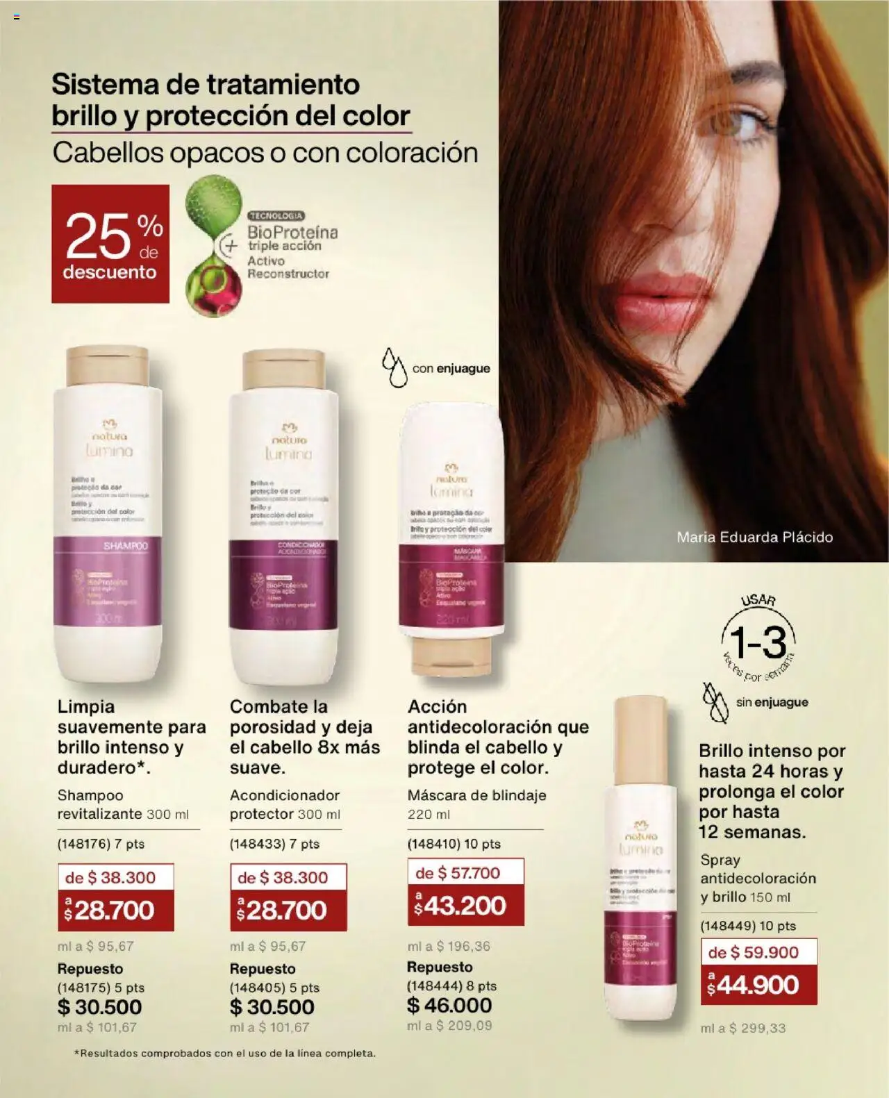 Natura revista - valida desde el 23.07.2025 | Página: 143 | Productos: Shampoo, Mascarilla, Máscara, Acondicionador