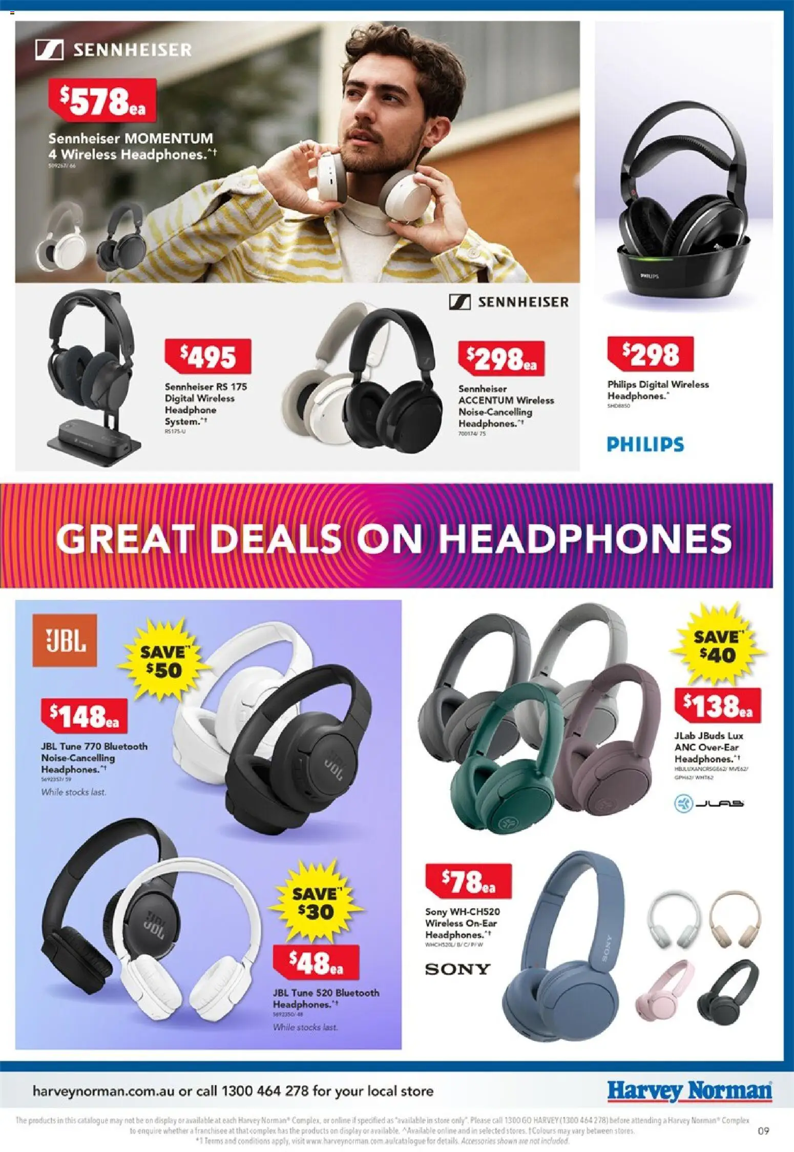 Harvey Norman catalogue - valid from 19.02.2026 | Page: 9 | Products: Accessories, Bluetooth headphones, Digital, Headphones