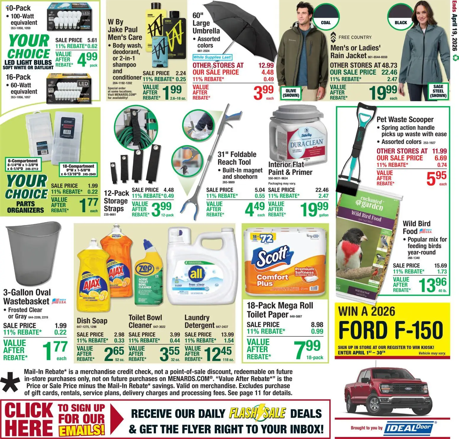 Menards Weekly Ad - valid from 09.04.2026 | Page: 19 | Products: Magnet, Conditioner, Soap, Detergent