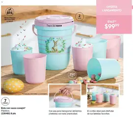 Vista previa de Bote con vasos conejín*, Plástico. (230485) 8 pts, nuevo folleto de la tienda, válido en México a partir del 20.02.2026 | Página: 2