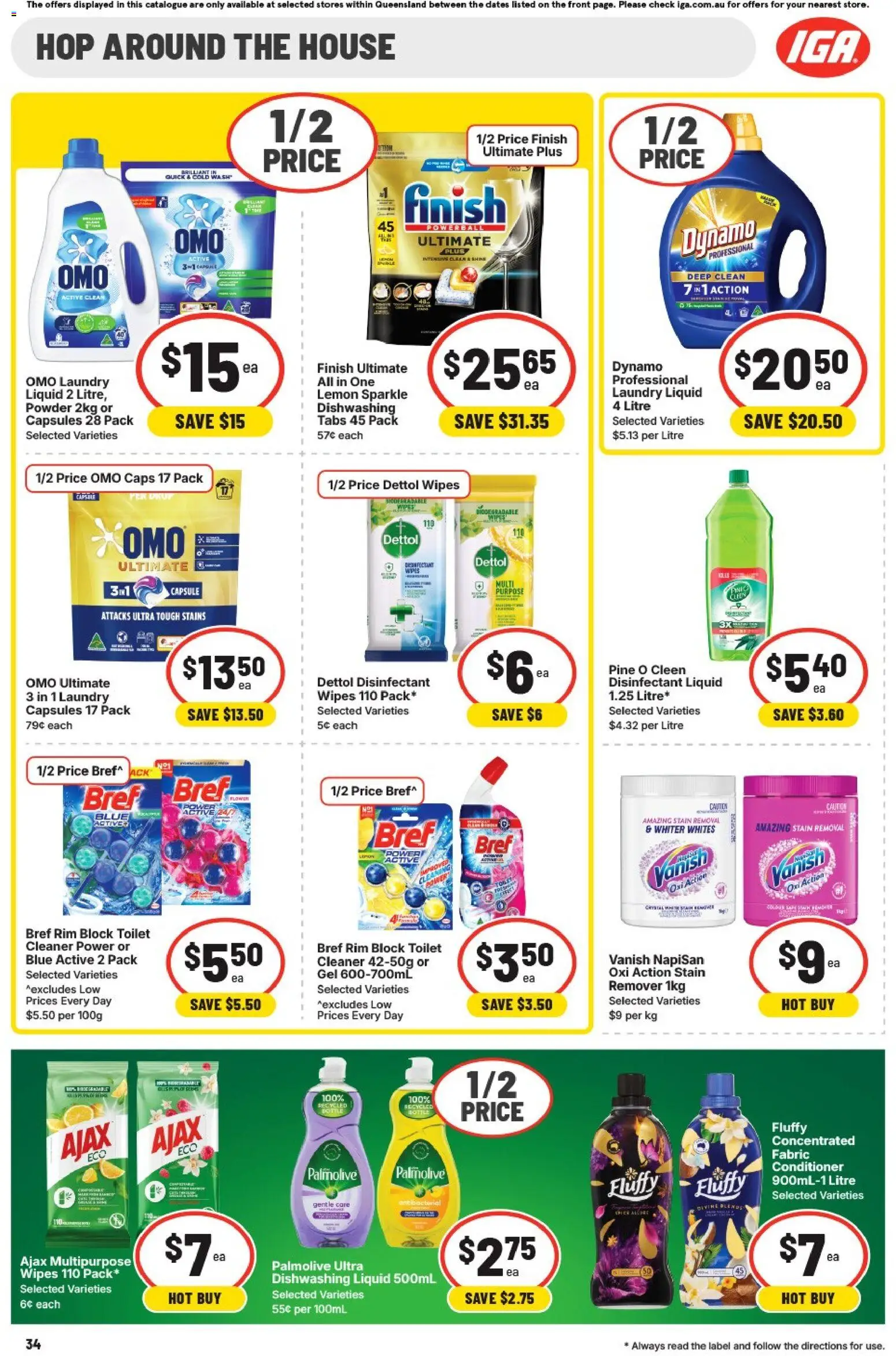 IGA catalogue - valid from 04.03.2026 | Page: 37 | Products: Toilet, Powder, Lemon, Laundry