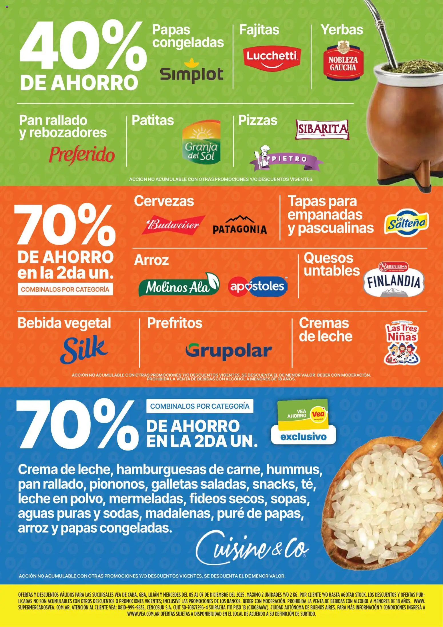 Vea ofertas │ válido desde el 05.12.2025 | Página: 4 | Productos: Arroz, Fideos, Crema, Galletas