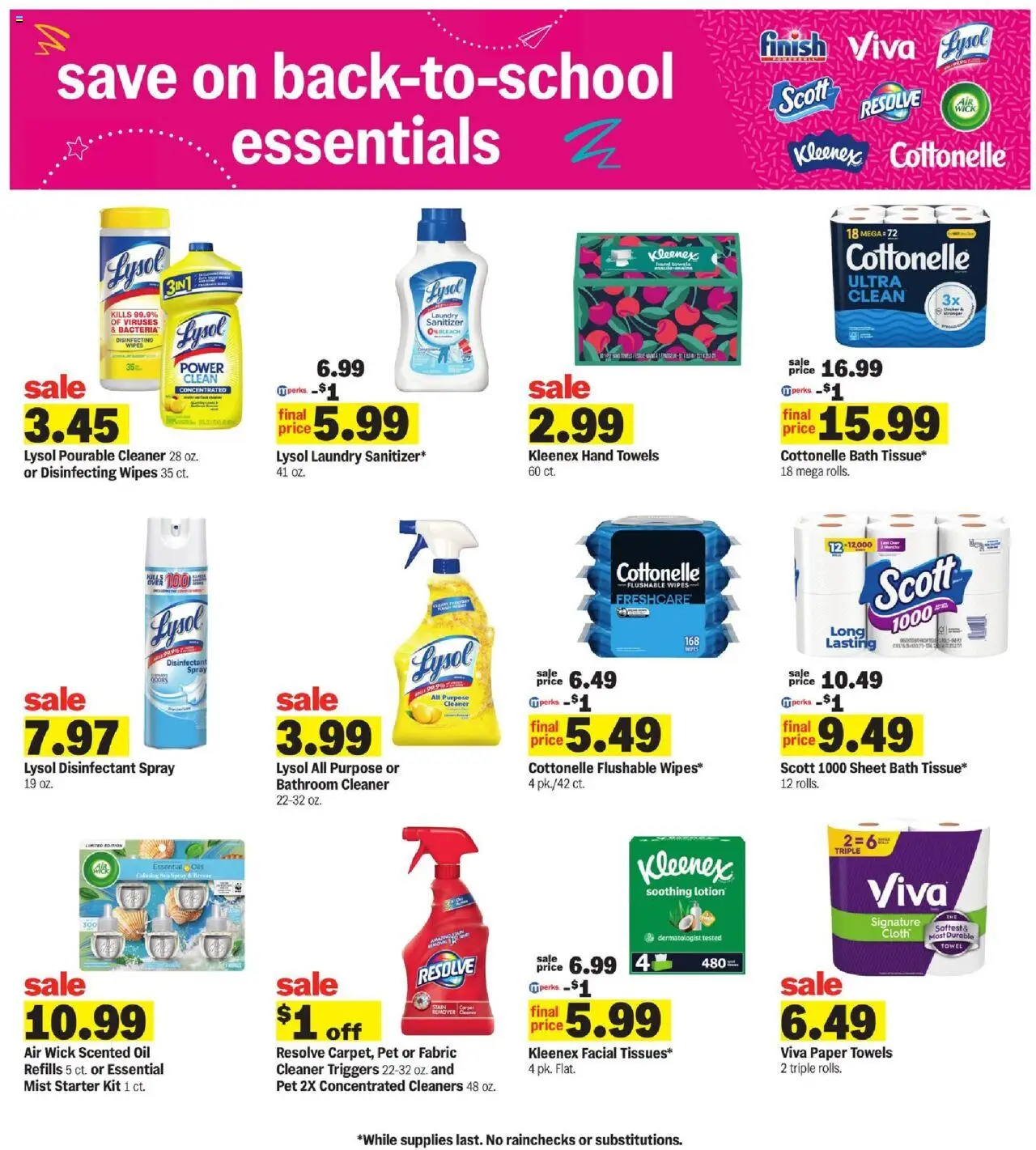 Meijer Weekly Ad - valid from 10.08.2025 | Page: 33 | Products: Bath, Carpet, Oil, Starter