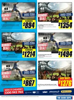 Preview of The Good Guys catalogue  - valid from 25.03.2026 | Page: 20 | Products: Tv, Smart tv