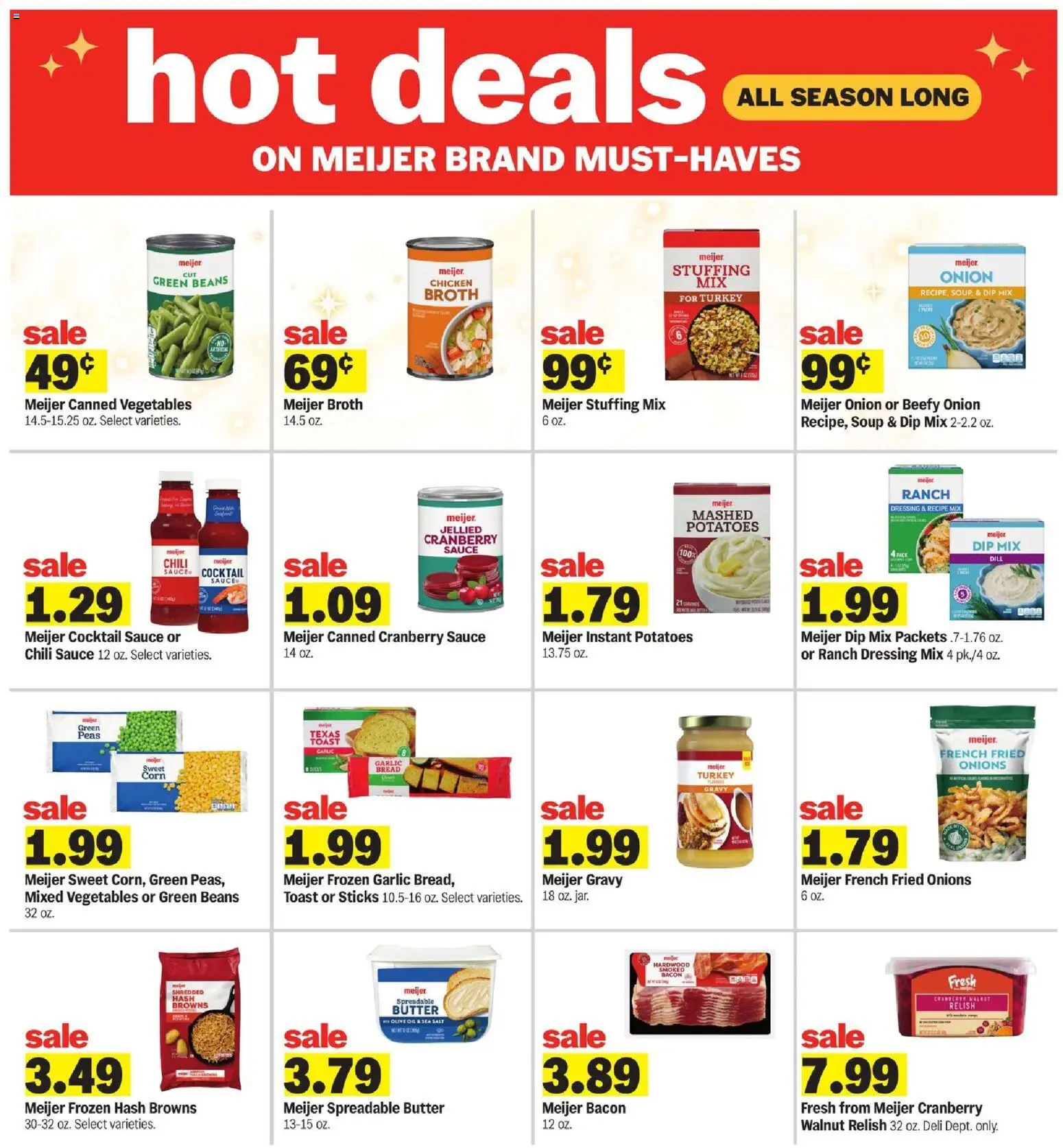 Meijer Weekly Ad - valid from 03.12.2025 | Page: 18 | Products: Corn, Oil, Vegetables, Onion