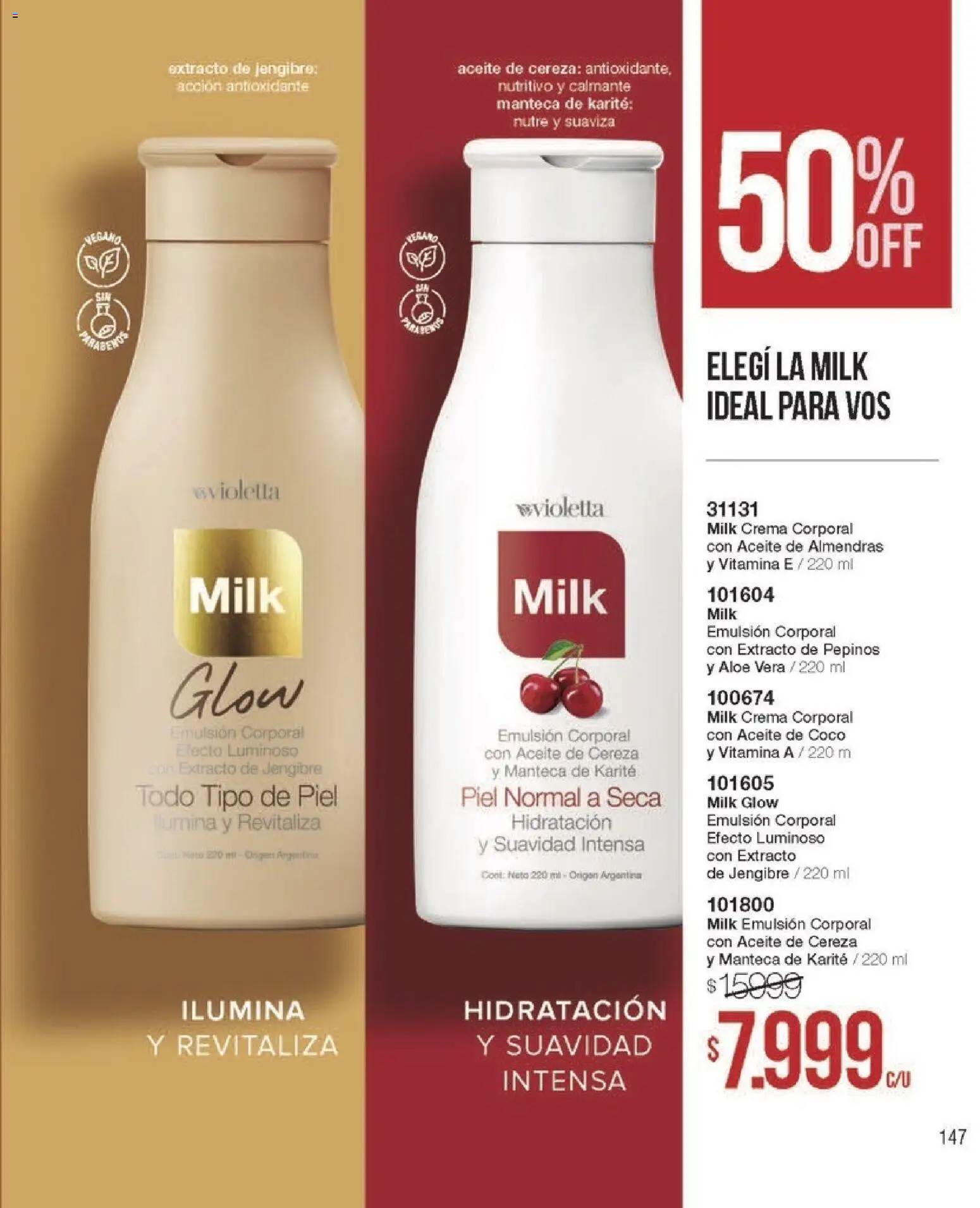Violetta - Violetta Cosméticos │ válido desde el 09.03.2026 | Página: 731 | Productos: Almendras, Emulsión, Crema, Pepinos