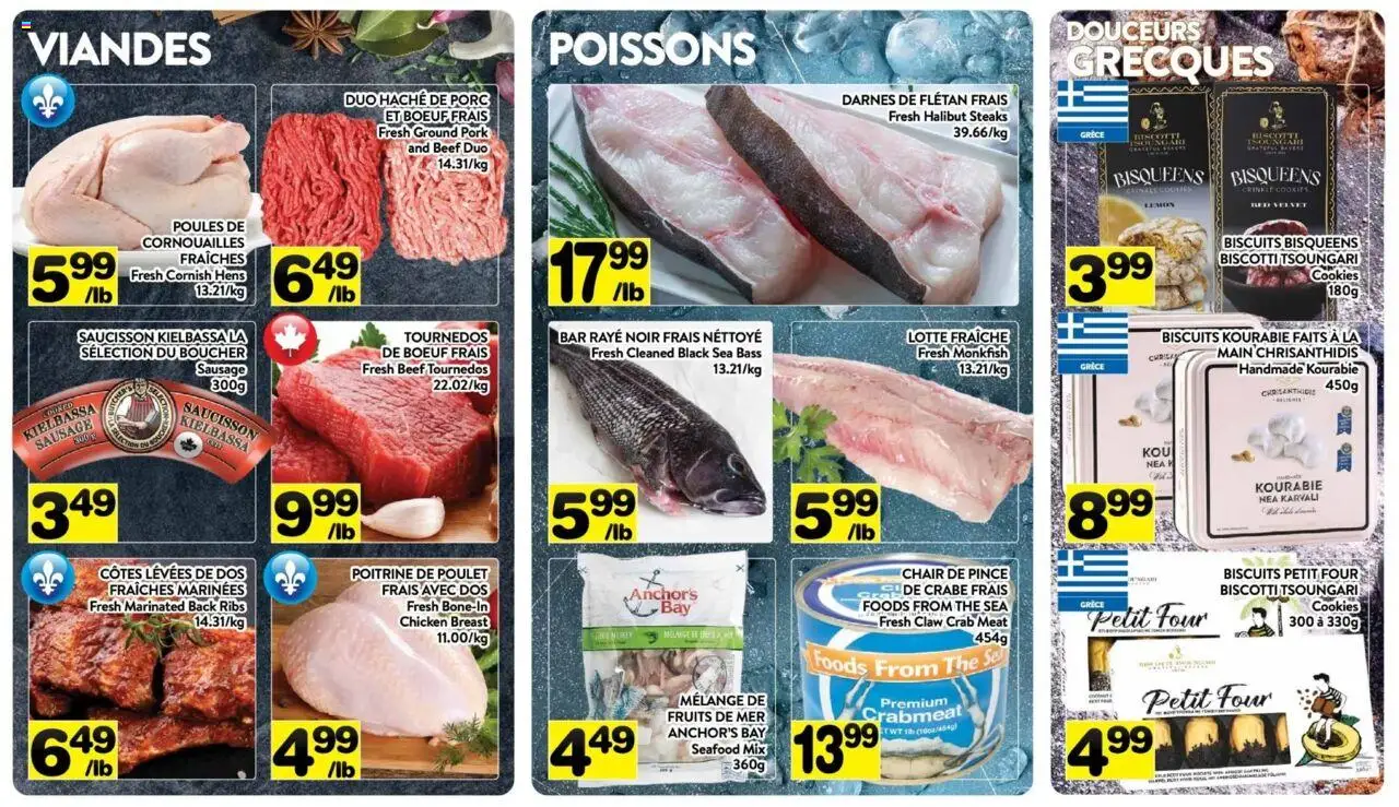 Pa Supermarché flyer valid from 15.09.2025 | Page: 4 | Products: Cookies, Chair, Chicken, Pork