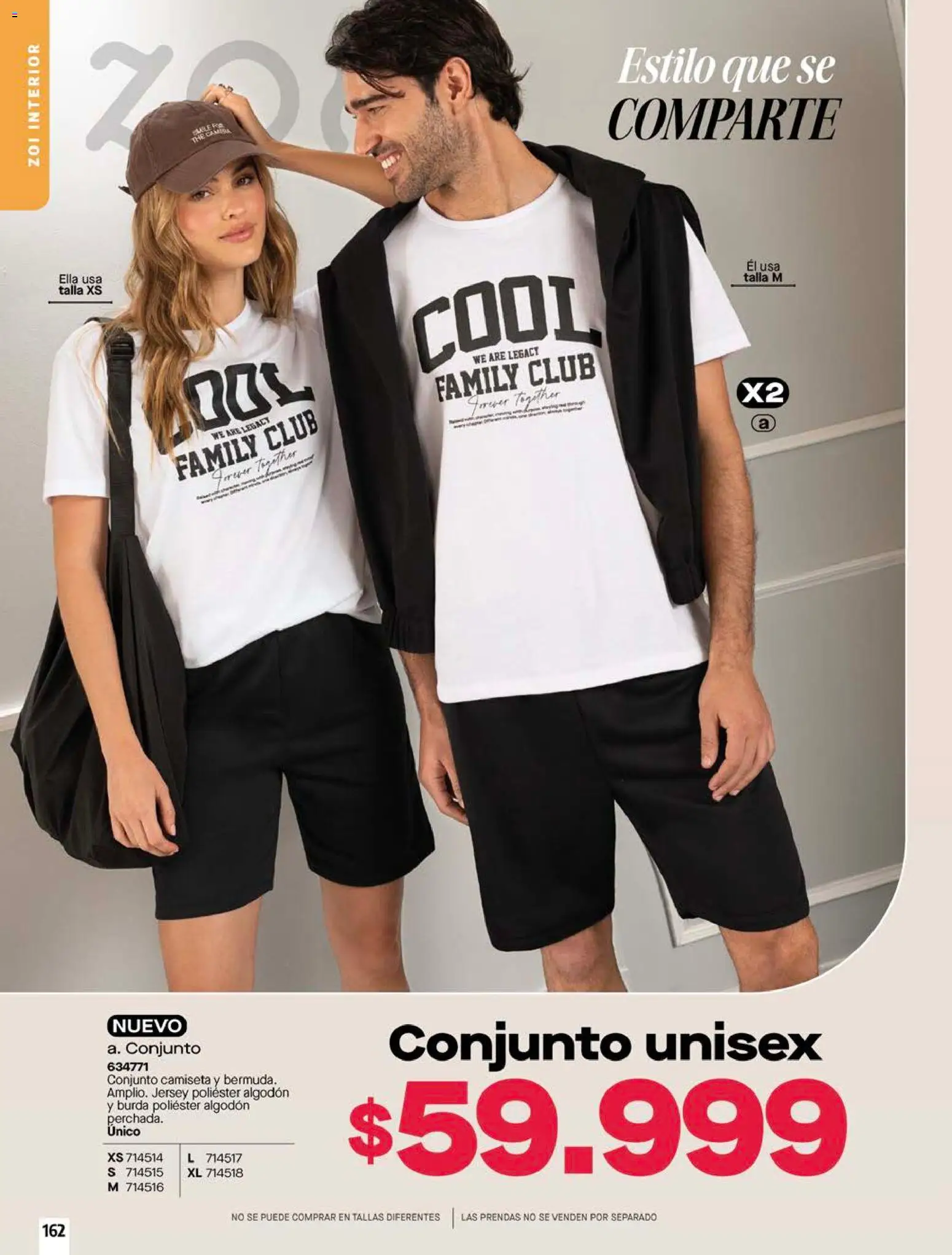 Pacifika revista - valida desde el 01.08.2026 | Página: 162 | Productos: Algodón, Camiseta, Conjunto