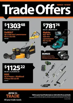 Mitre 10 catalogue preview  - valid from 18.09.2025
