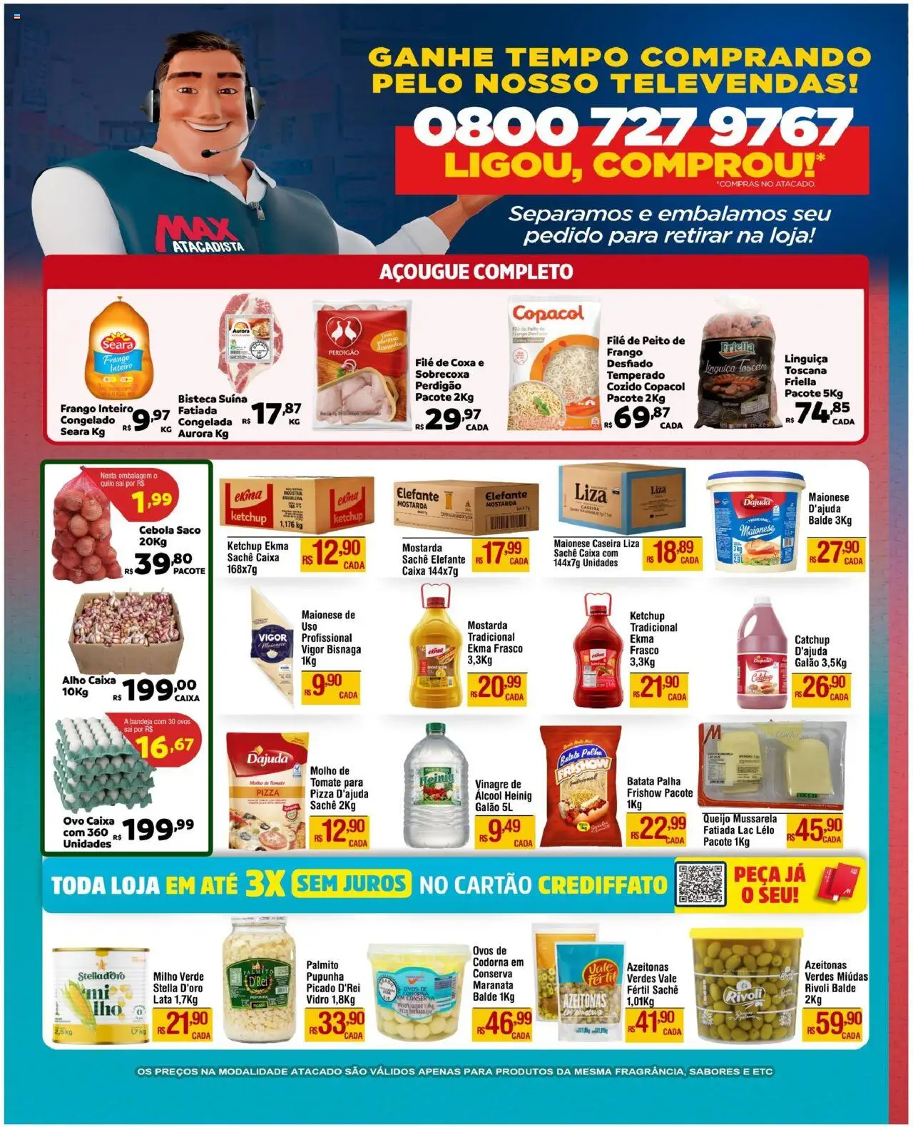 Max Atacadista Folheto - válido de 15.09.2025 | Página: 2 | Produtos: Azeitonas, Milho verde, Linguiça, Frango
