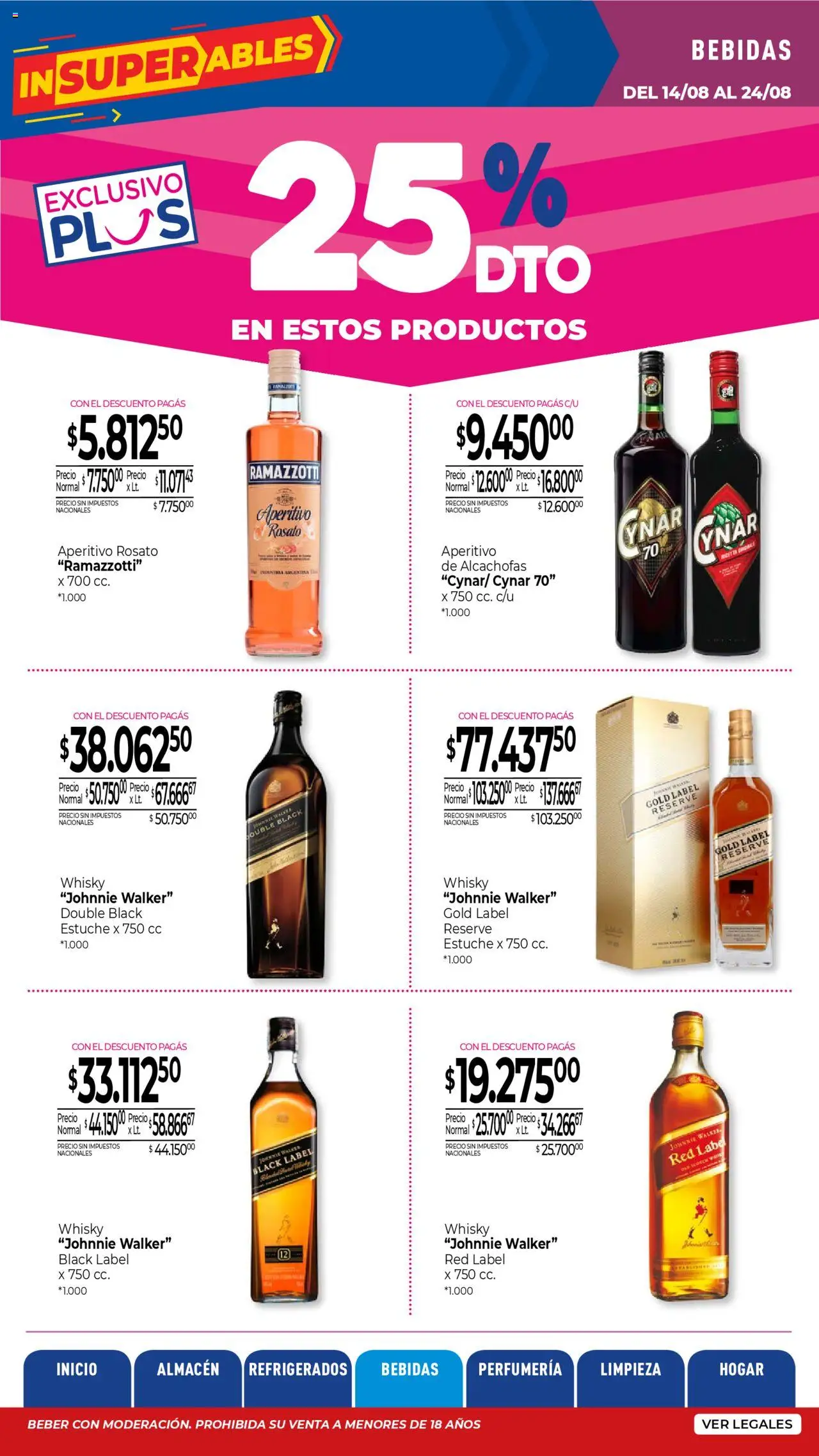 La Anonima - Insuperables - z5 │ válido desde el 14.08.2025 | Página: 20 | Productos: Whisky, Estuche