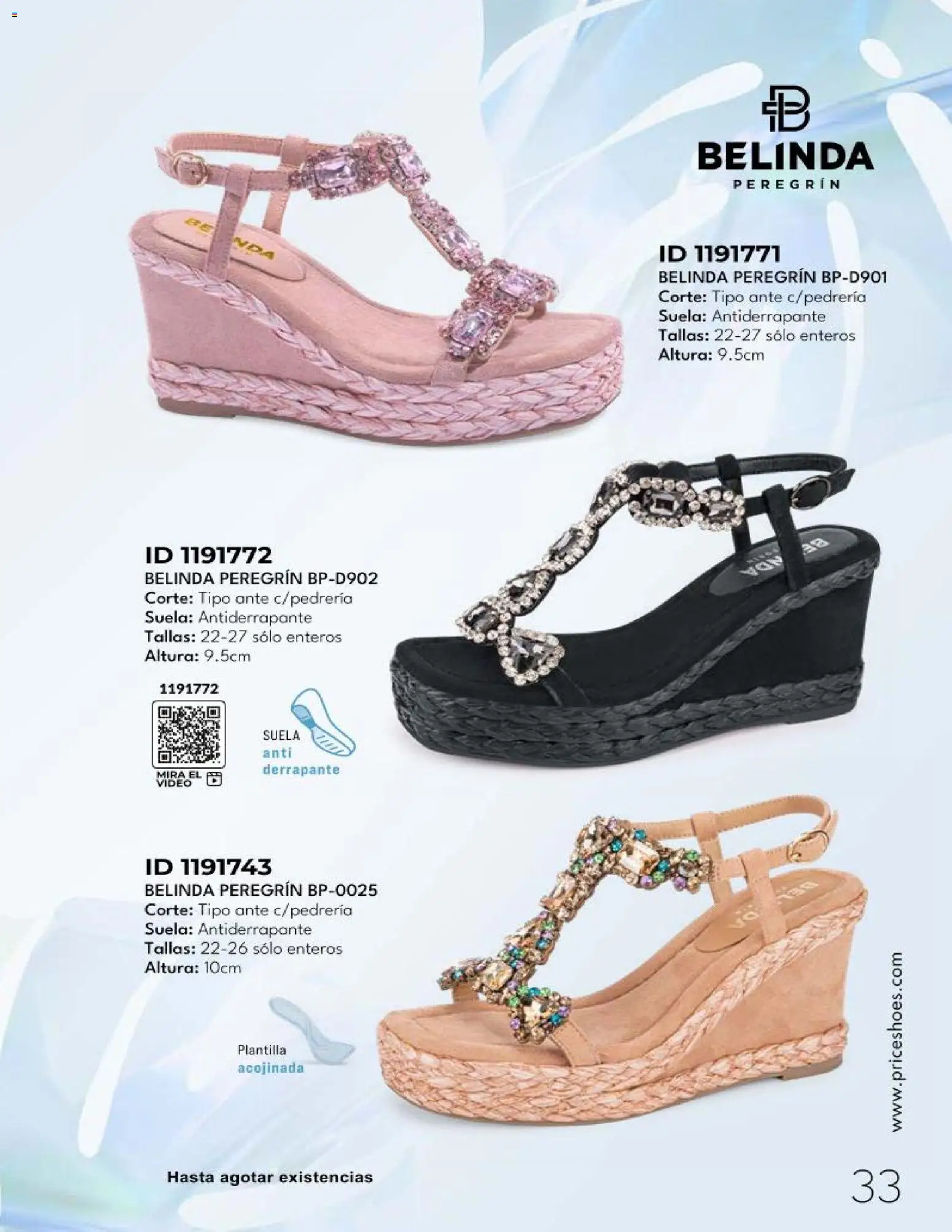 Nuevas ofertas de Price Shoes válidas en toda la República Mexicana desde el 08.12.2025. ¡Encuentra las mejores ofertas en Price Shoes catálogo Belinda! | Página: 33 | Productos: Video