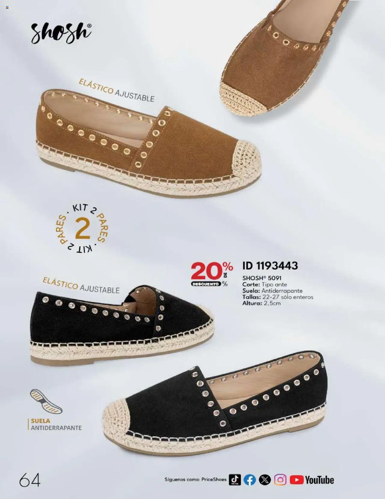 Nuevas ofertas de Price Shoes válidas en toda la República Mexicana desde el 14.10.2025. ¡Encuentra las mejores ofertas en Price Shoes - Catálogo - 10 Pagos sin Intereses! | Página: 64