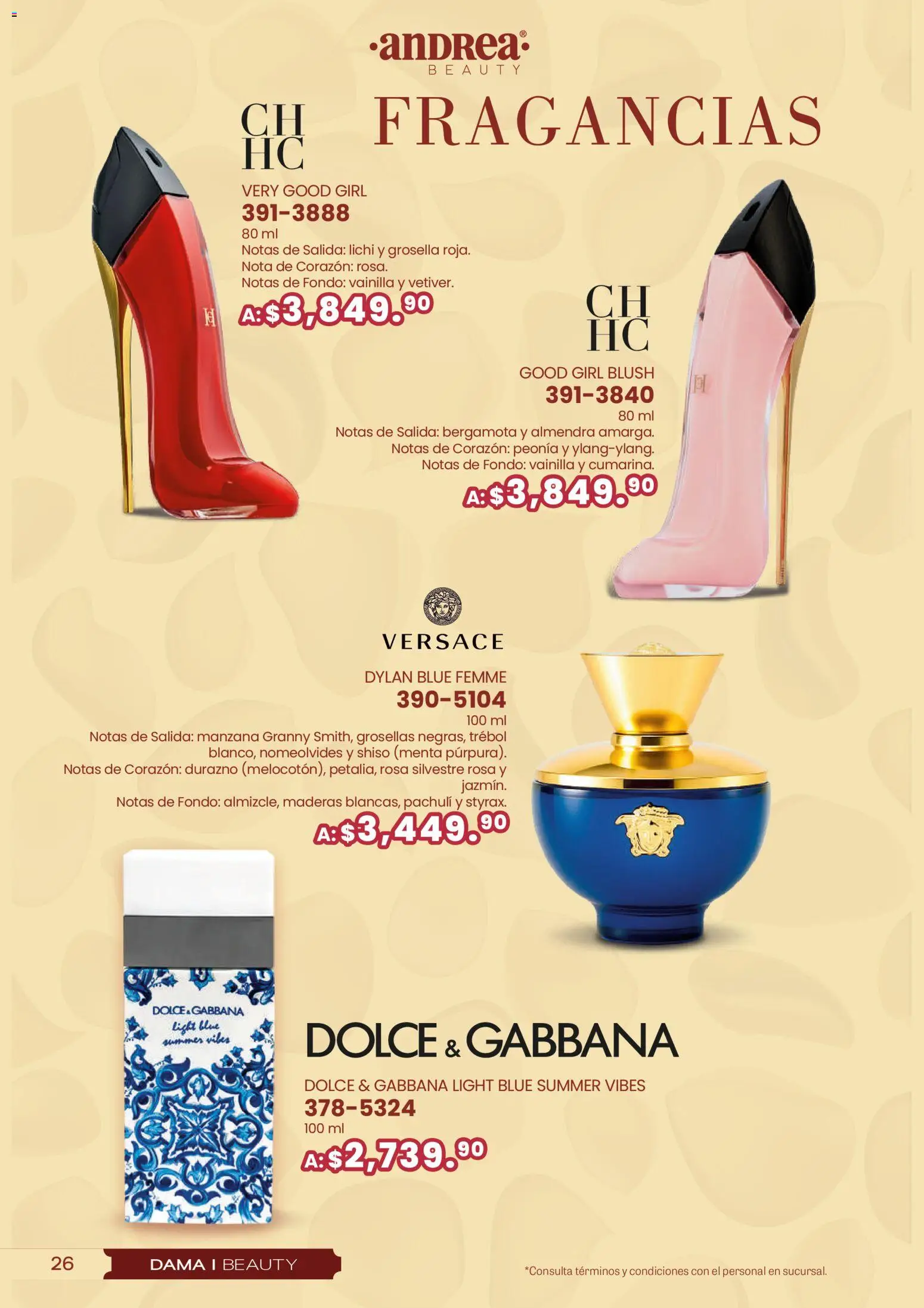 Nuevas ofertas de Andrea válidas en toda la República Mexicana desde el 25.01.2026. ¡Encuentra las mejores ofertas en Andrea catálogo San Vatentín! | Página: 26 | Productos: Durazno, Manzana, Almendra