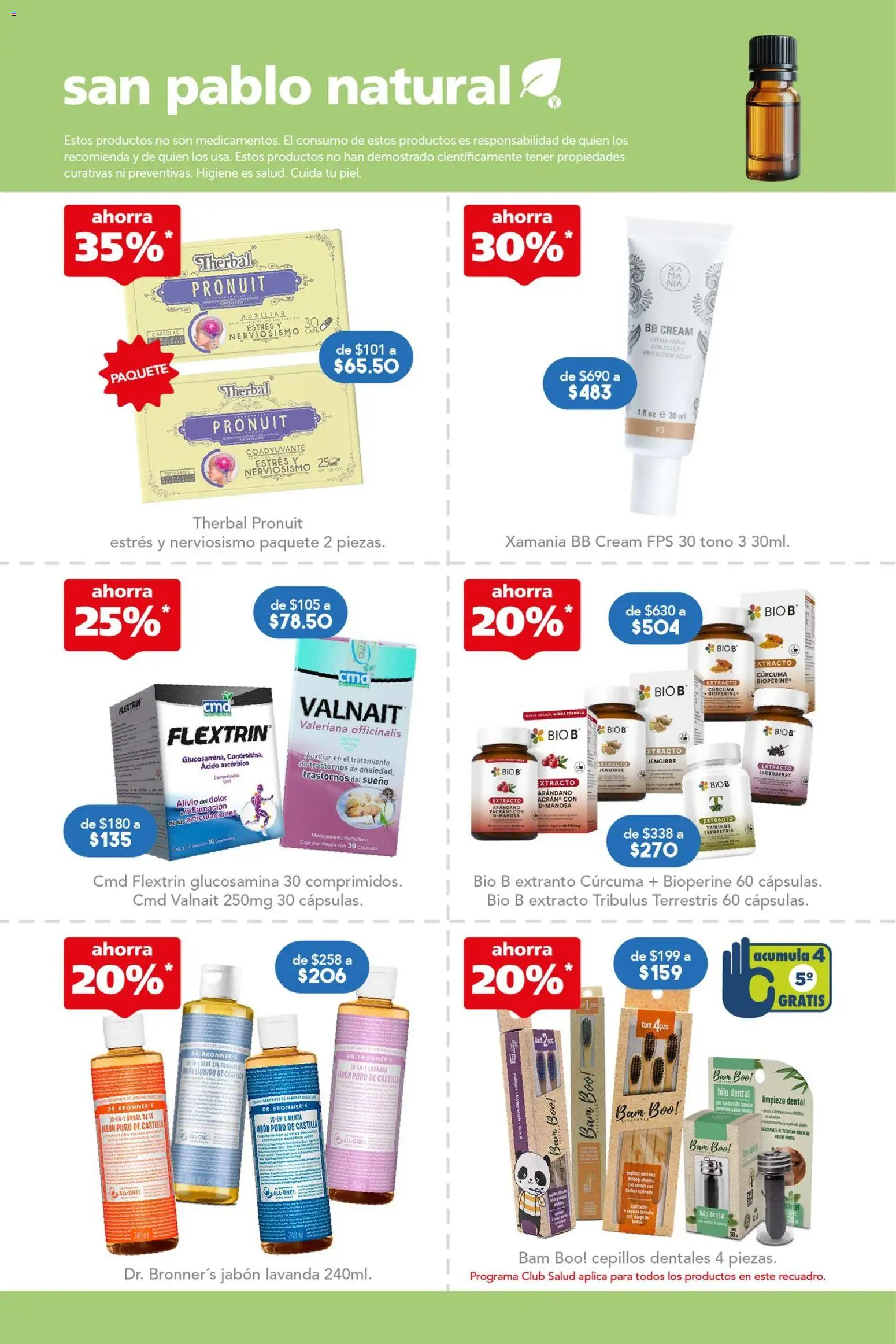 Nuevas ofertas de Farmacia San Pablo válidas en toda la República Mexicana desde el 01.03.2026. ¡Encuentra las mejores ofertas en Farmacia San Pablo catálogo! | Página: 6