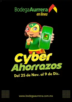 Vista previa de Bodega Aurrerá Cyber Monday, nuevo folleto de la tienda, válido en México a partir del 25.11.2025